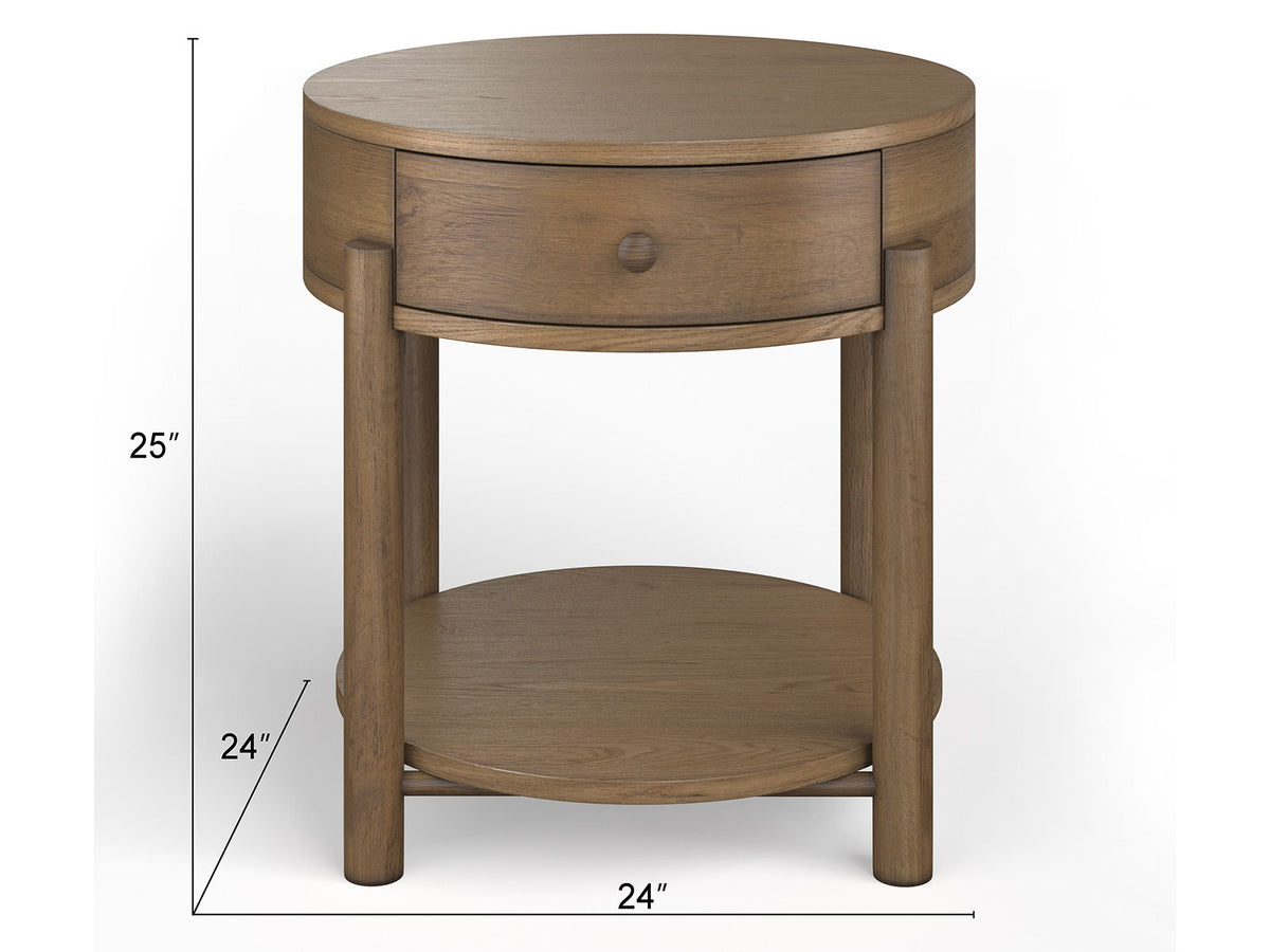 Hadleigh Brown - Nesting Cocktail Table Set