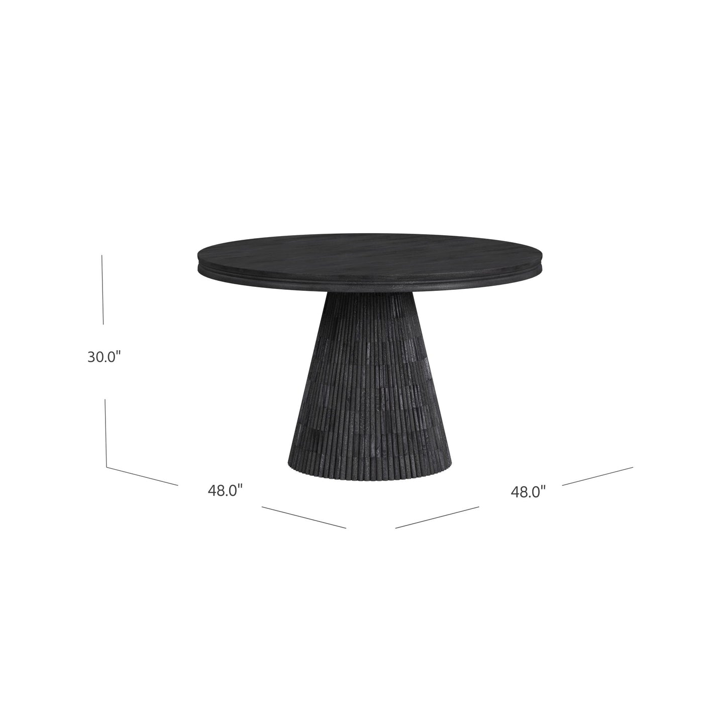 Gaines - Dining Table - Black