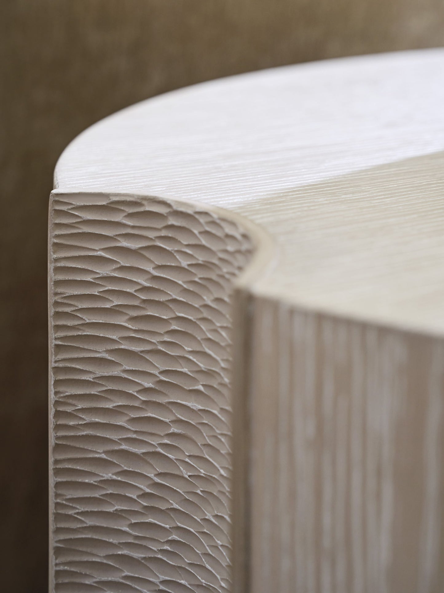Copacabana - Cabo Oval End Table - White