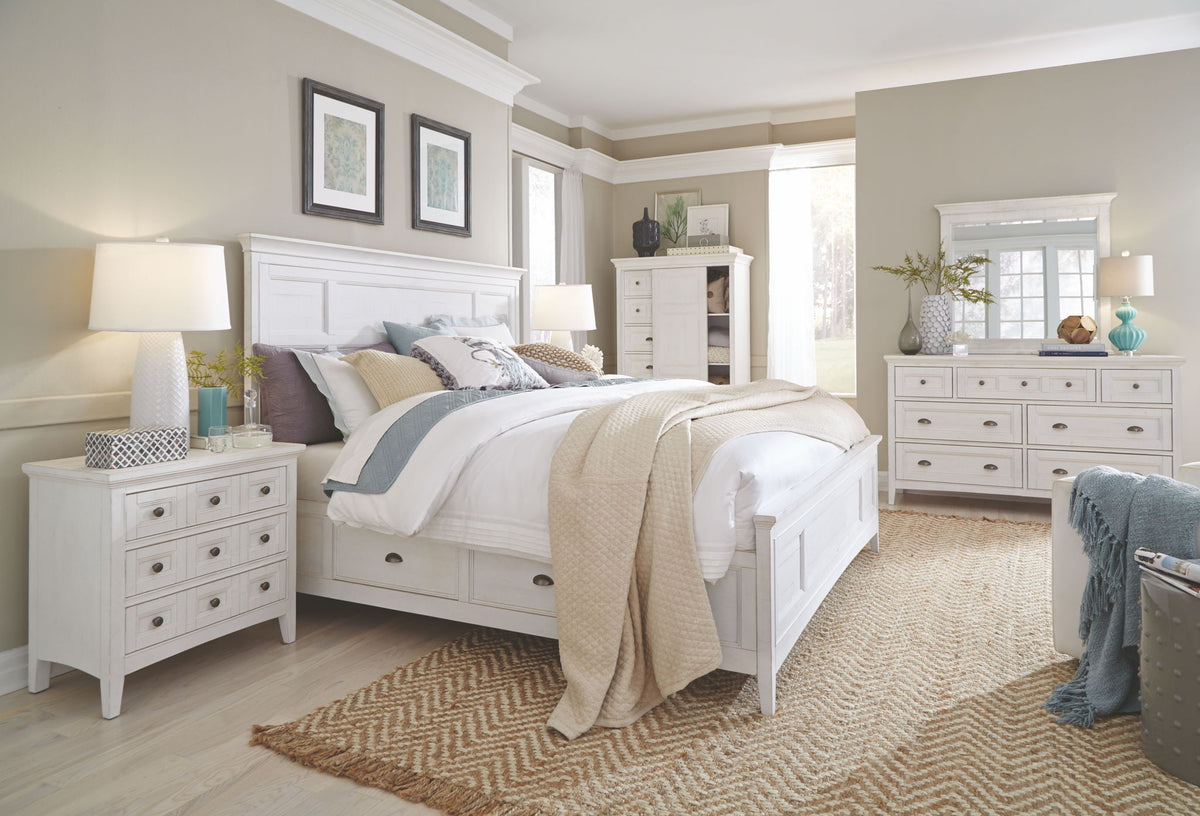 Heron Cove - Panel Storage Bedroom Set - Two Tone