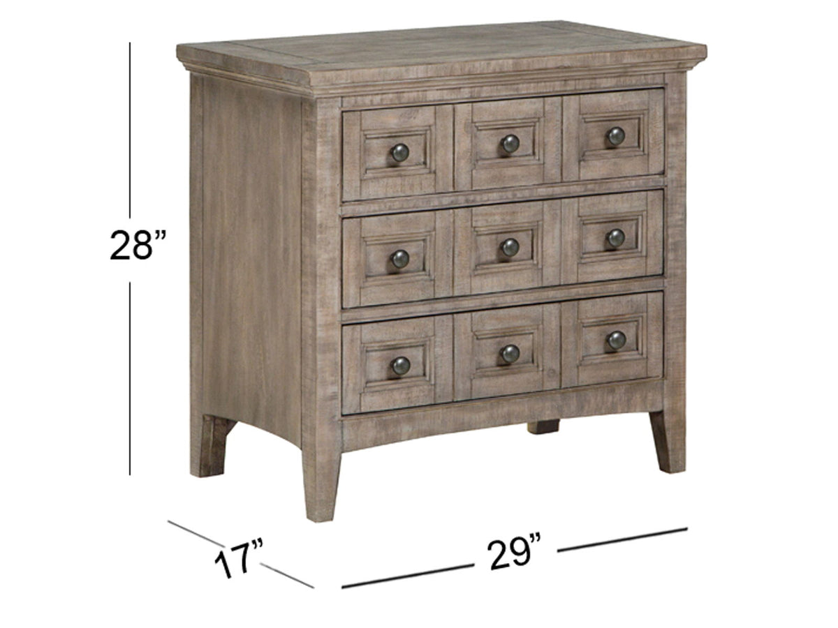 Paxton Place - Wood Drawer Nightstand - Dove Tail Gray