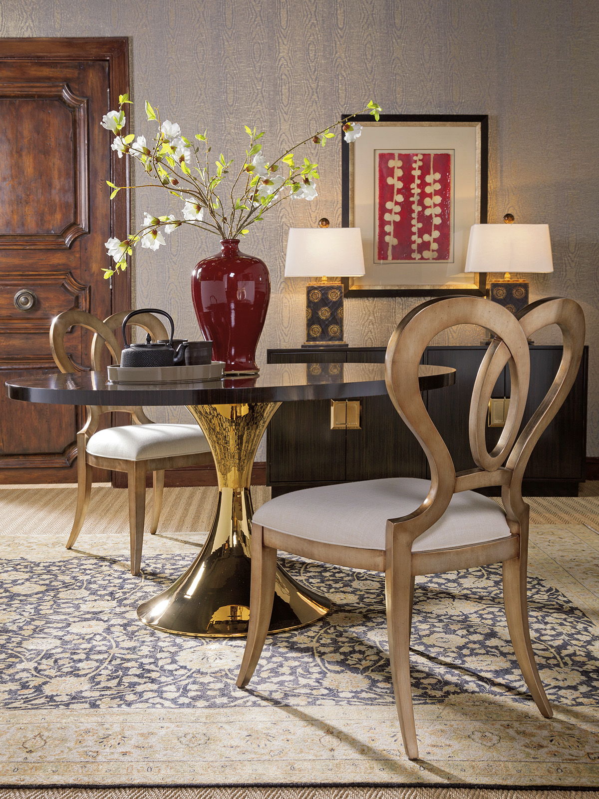 Signature Designs - Melody Side Chair - Dark Brown