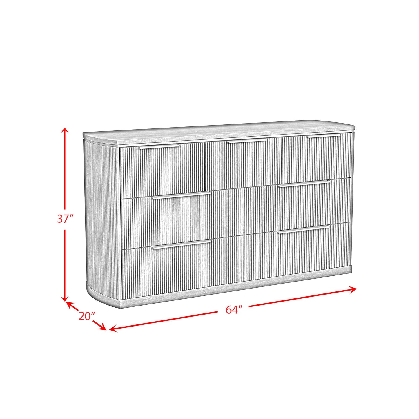 Sylvie - 7-Drawer Dresser