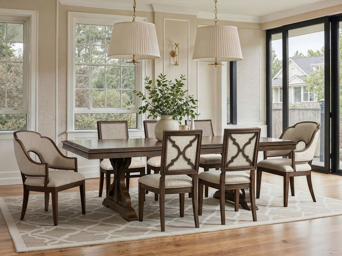 Jubilee - Upholstered Side Chair (Set of 2) - Brown / White
