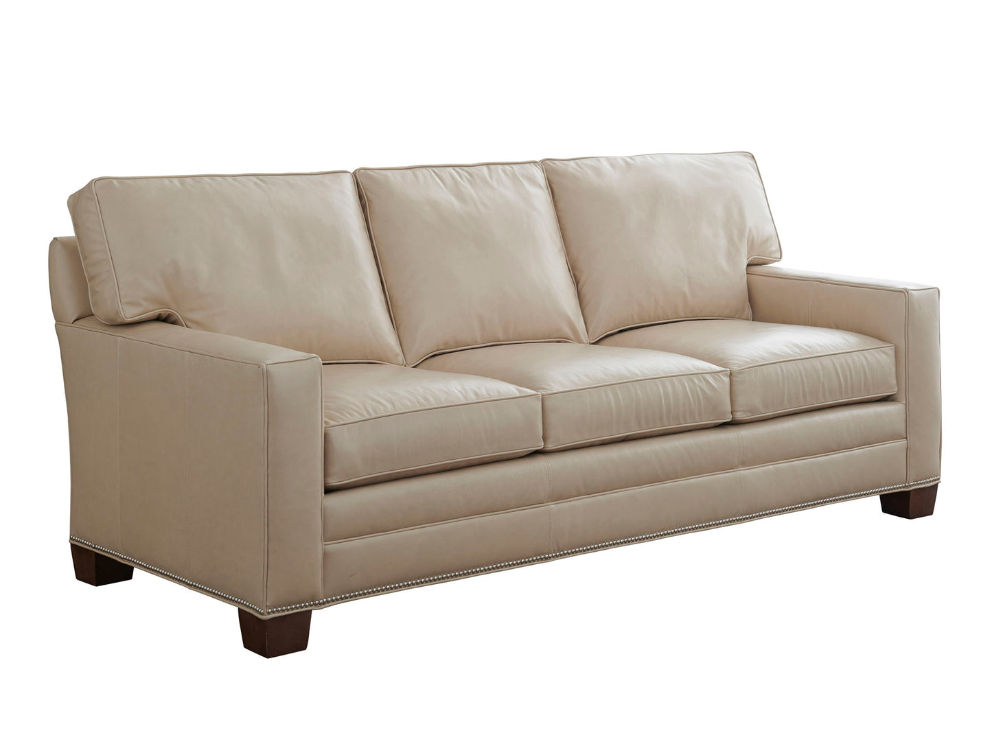 Couture Leather - Brayden Leather Sofa - Dark Brown