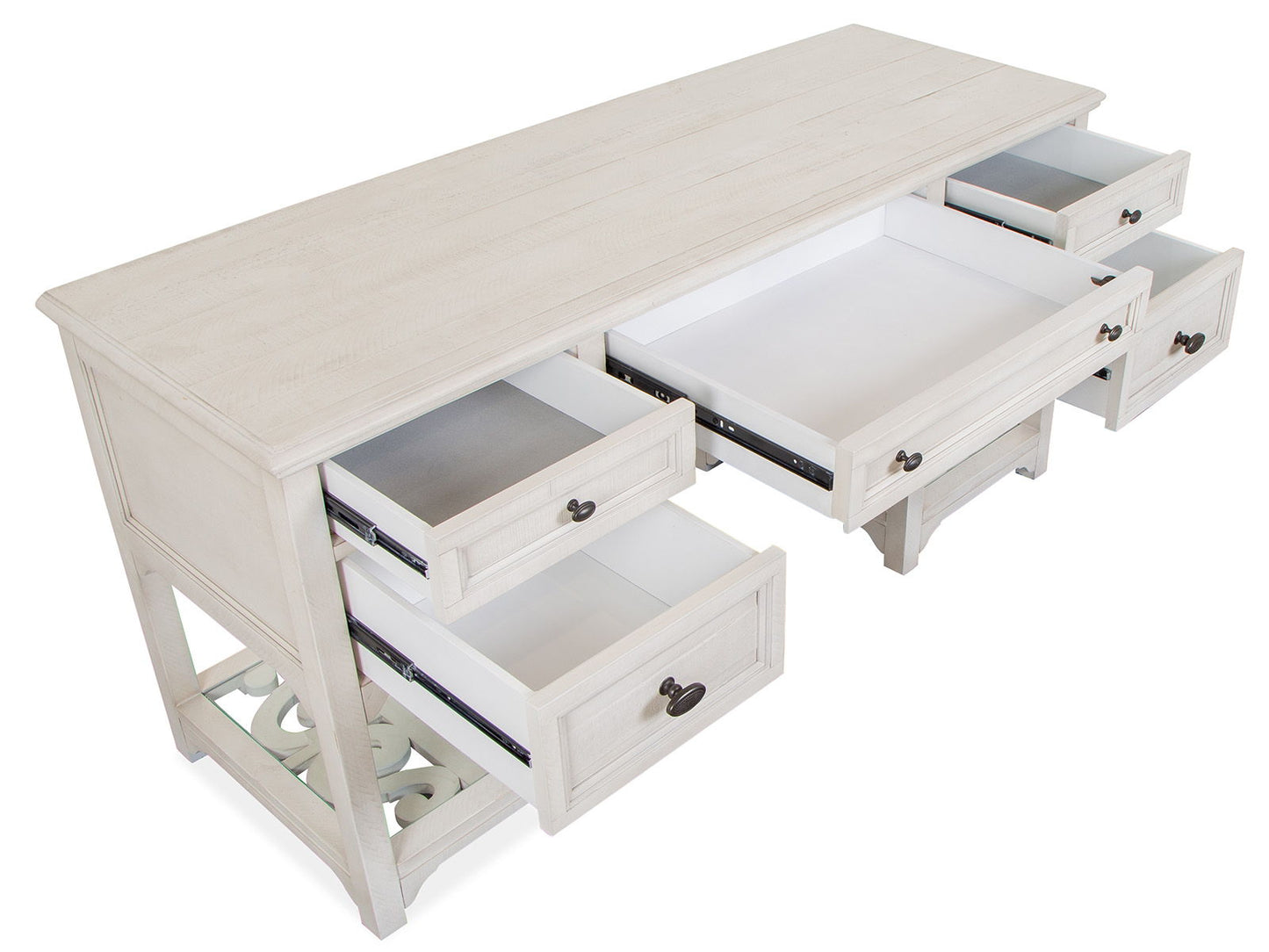 Bronwyn - Desk Base - Alabaster