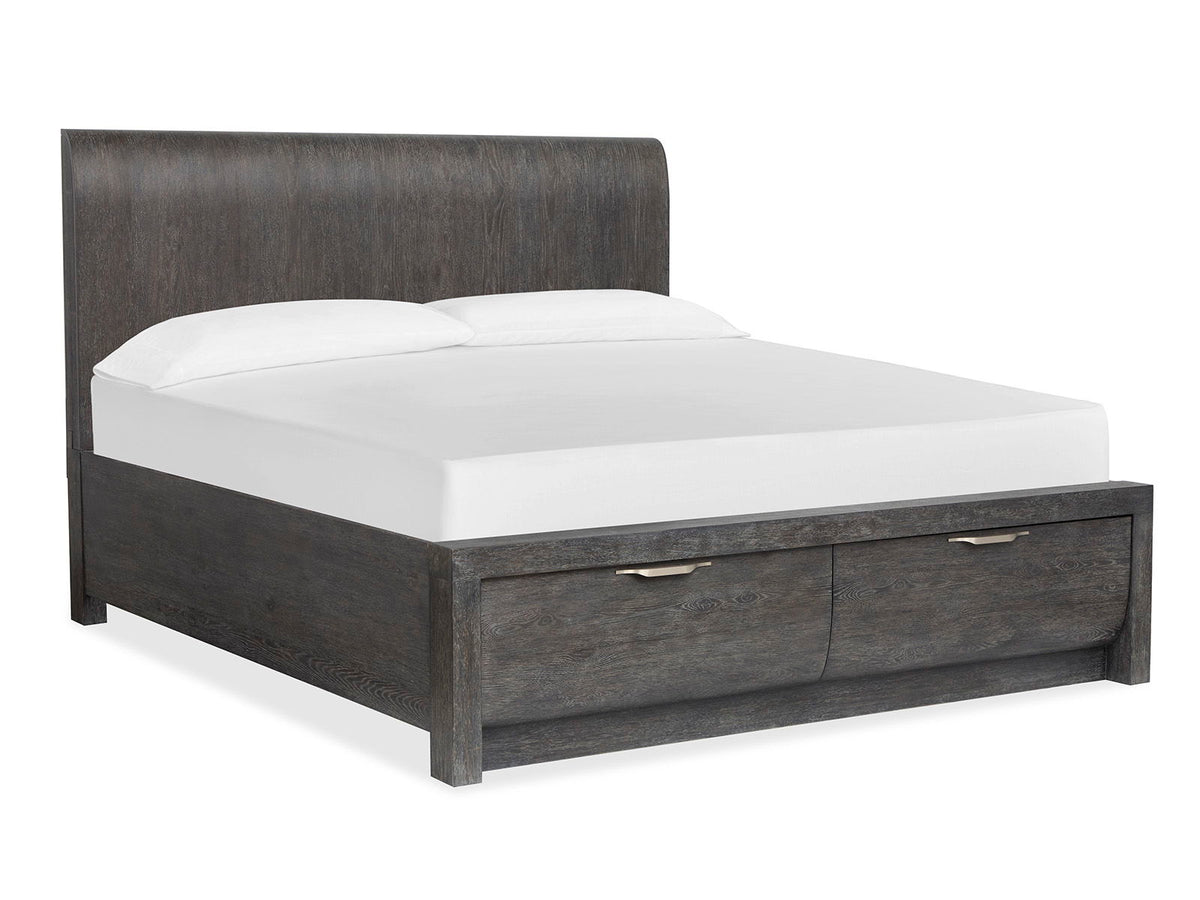 Kinsley - Queen Panel Headboard - Black Heron