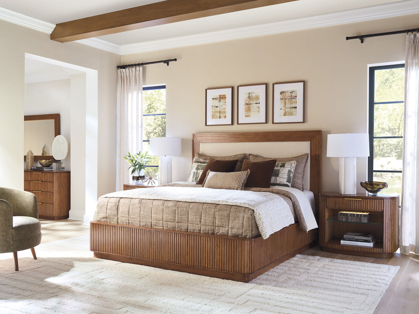 La Costa - Tustin Open Nightstand - Dark Brown