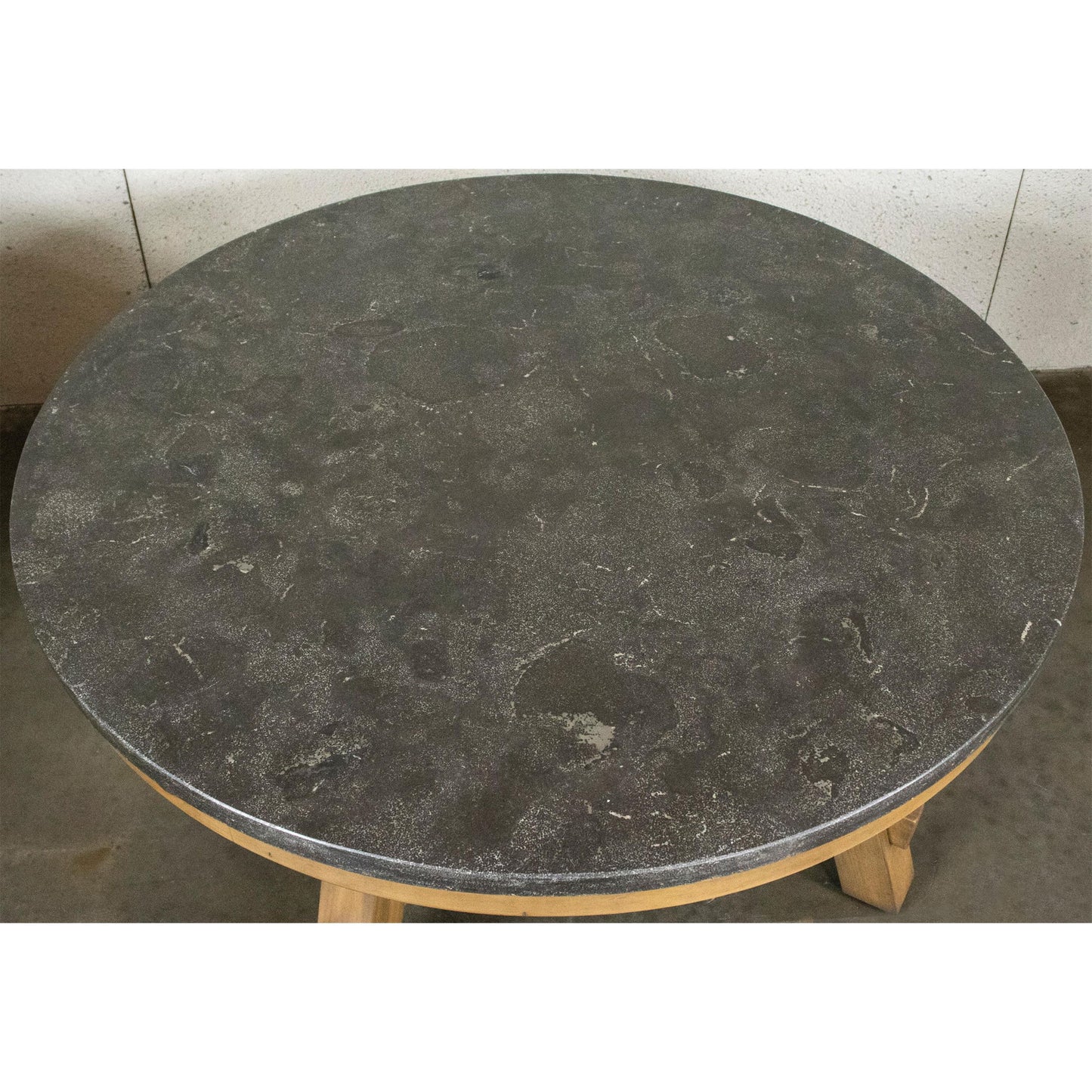 Weatherford - Round Coffee Table Base - Reclaimed Natural Pine