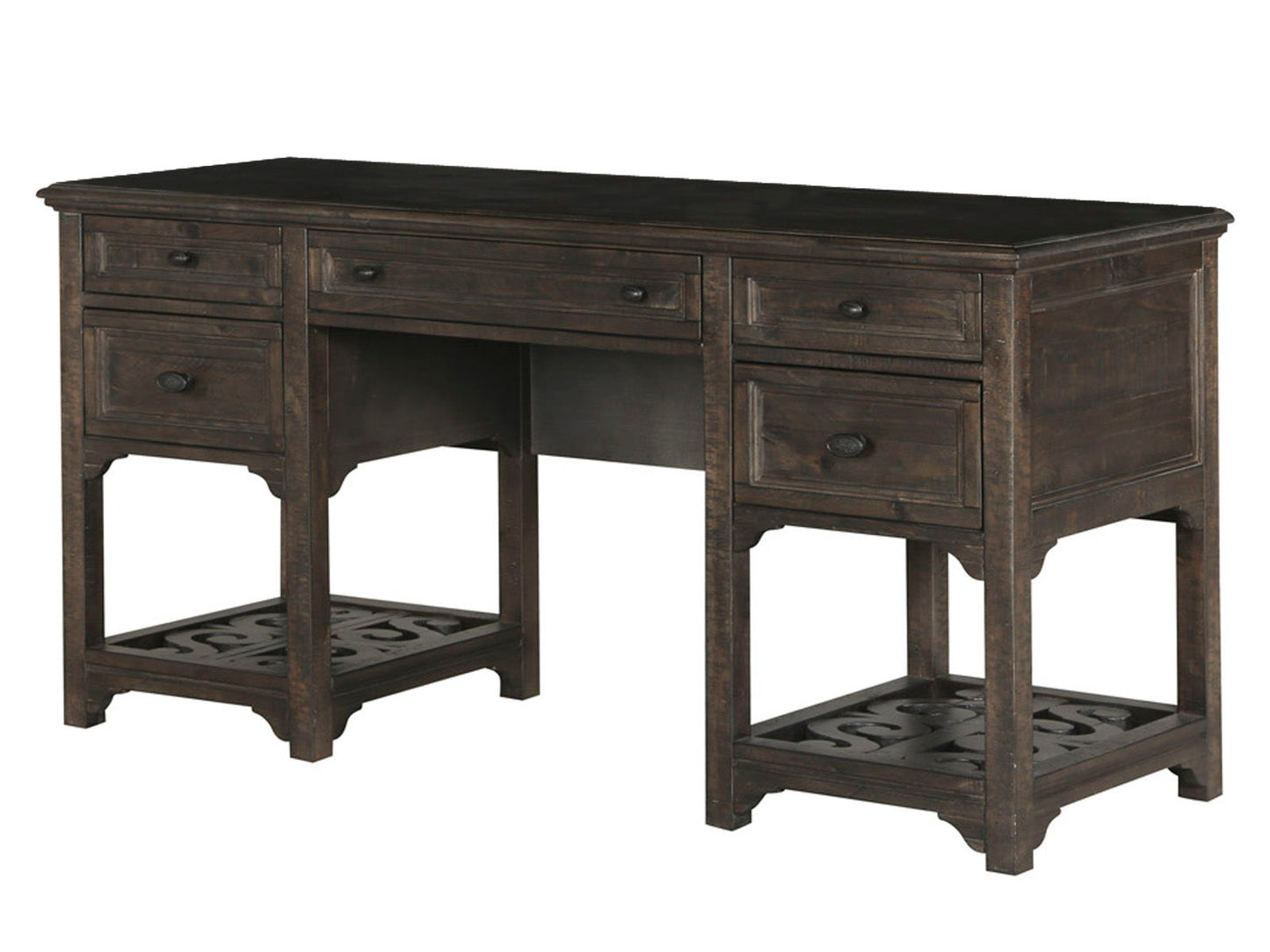 Bellamy - Desk Base - Peppercorn