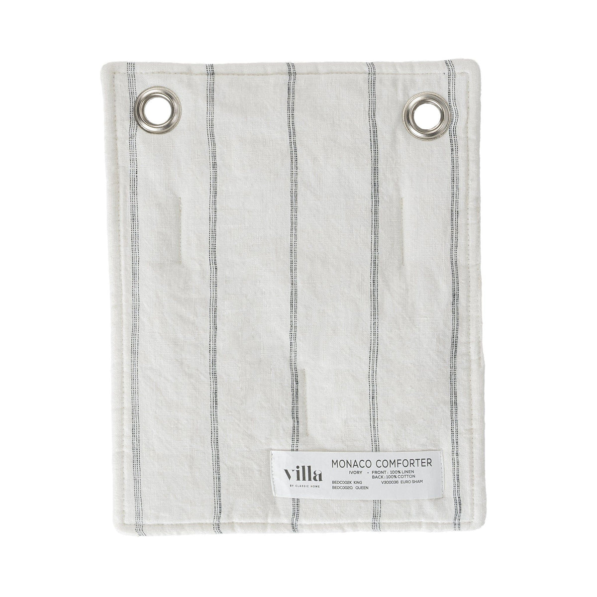 Monaco - Comforter Euro Sham - Ivory