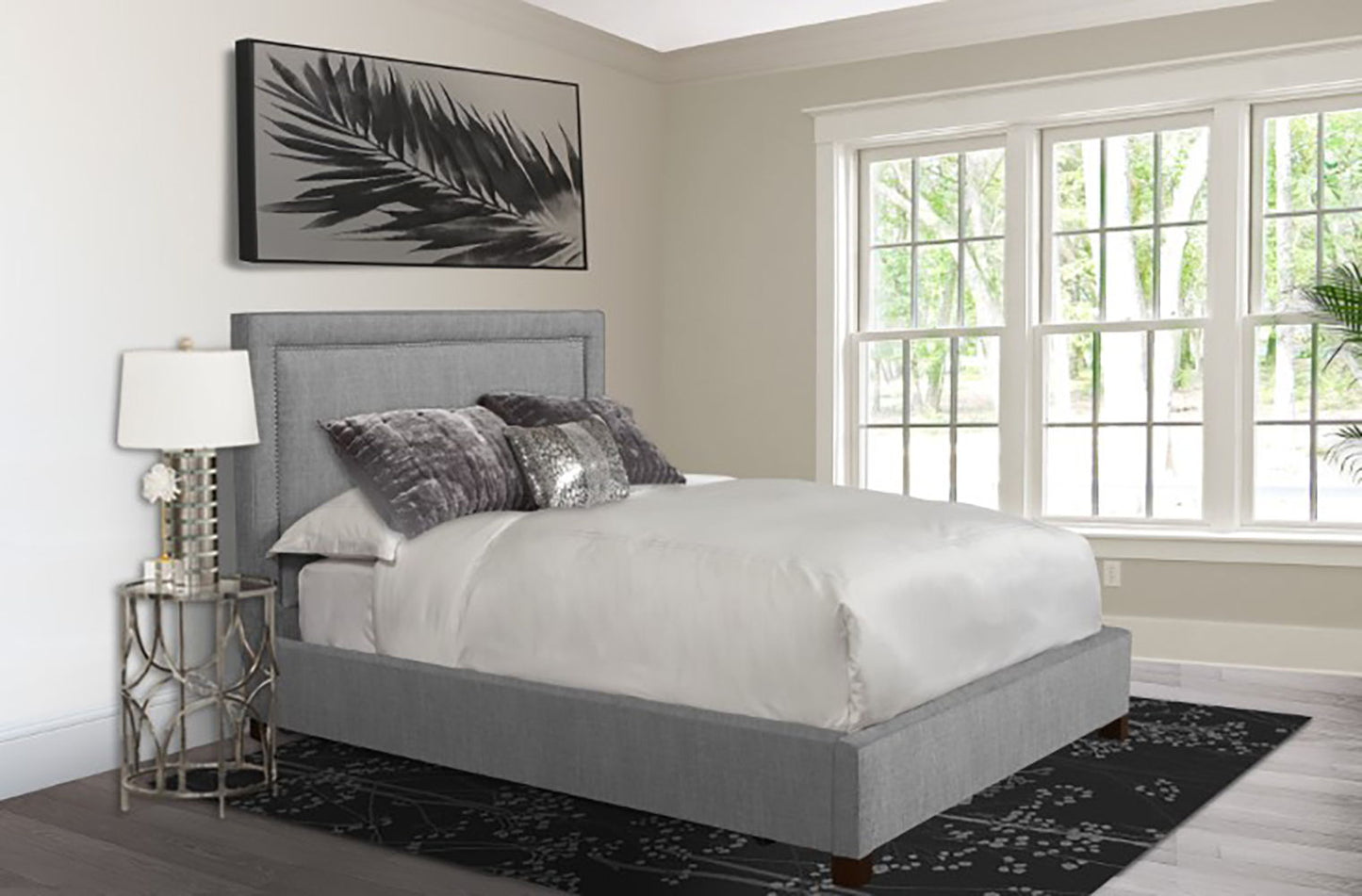 Cody - King Headboard - Mineral Gray