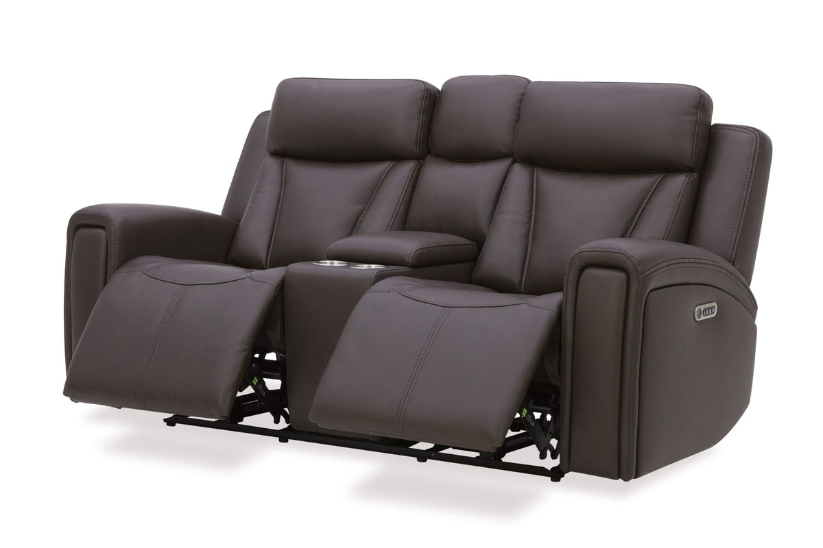 Maveric - Power Zero Gravity Console Loveseat P3 - Bette Coffee