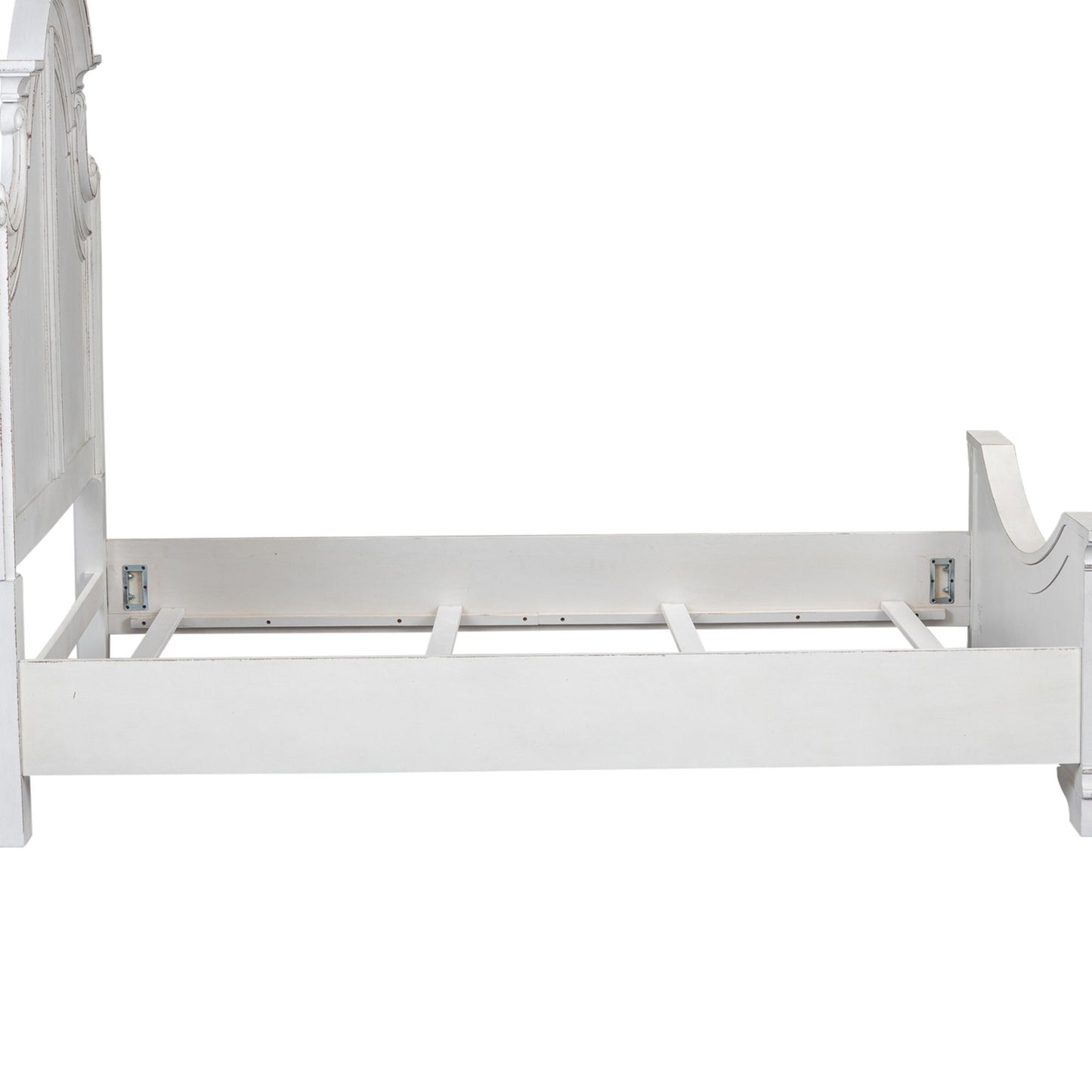 Magnolia Manor - California King Panel Bed Rails - Antique White