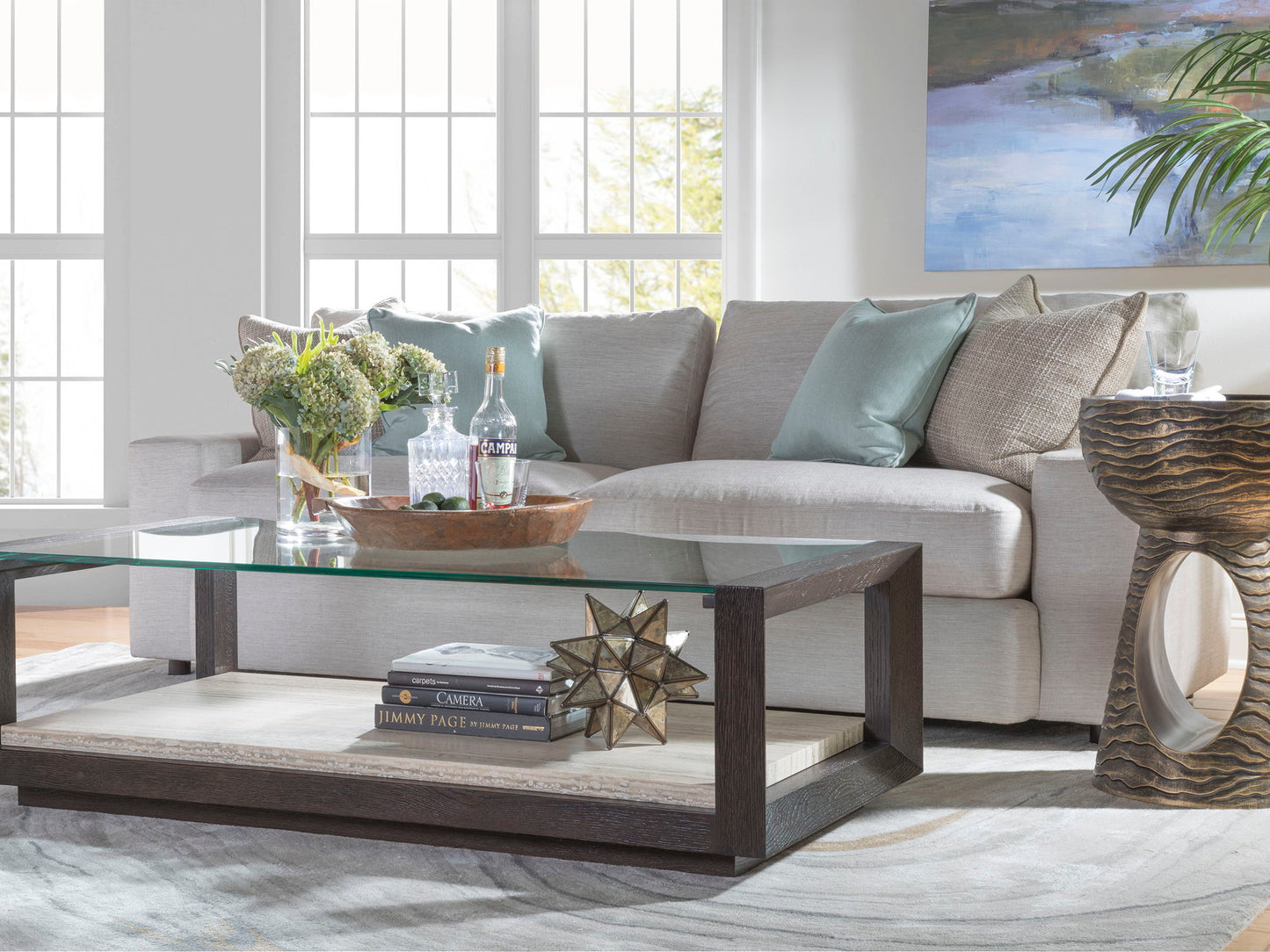 Signature Designs - Mika Lamp Table - Dark Brown