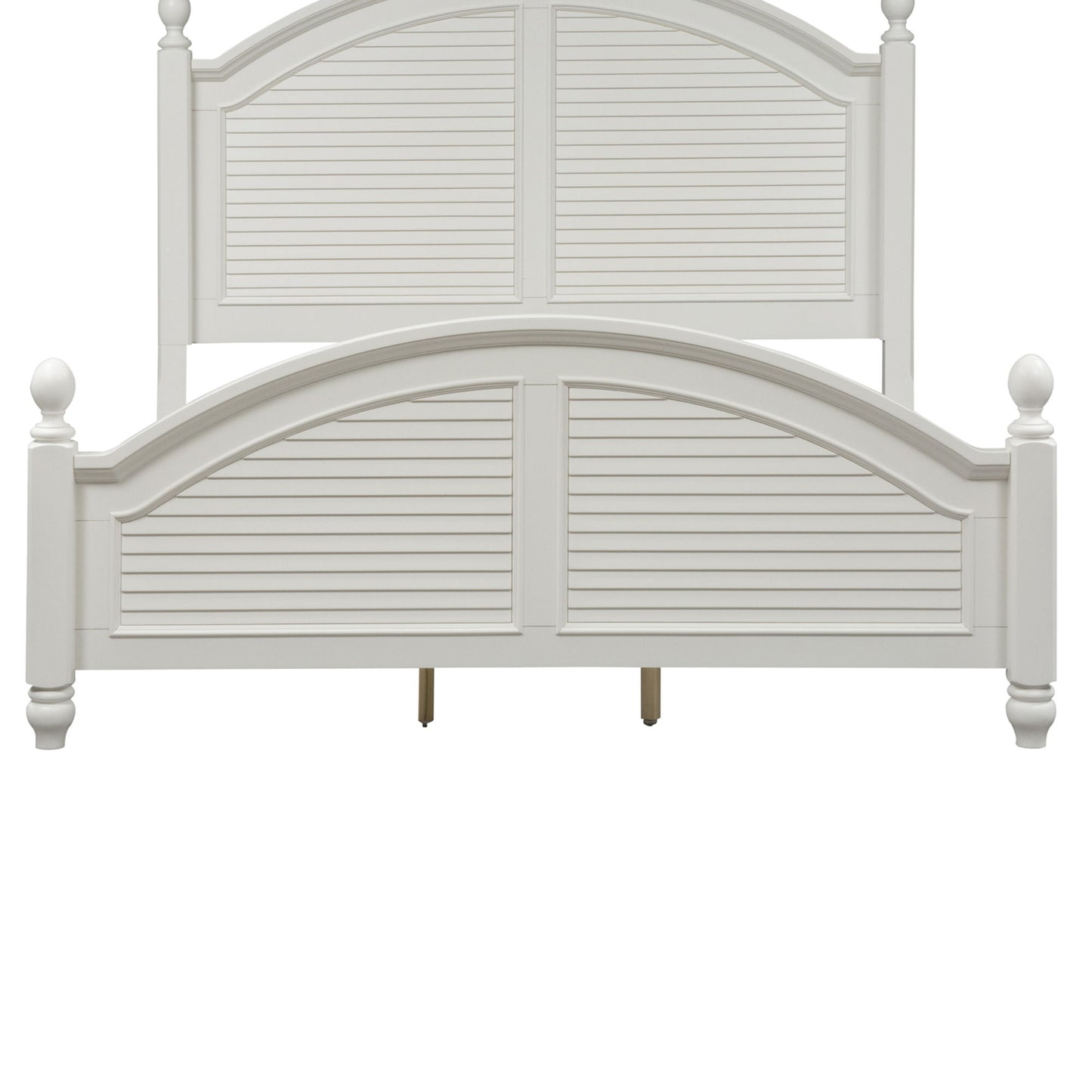 Summer House - King Poster Footboard - Oyster White