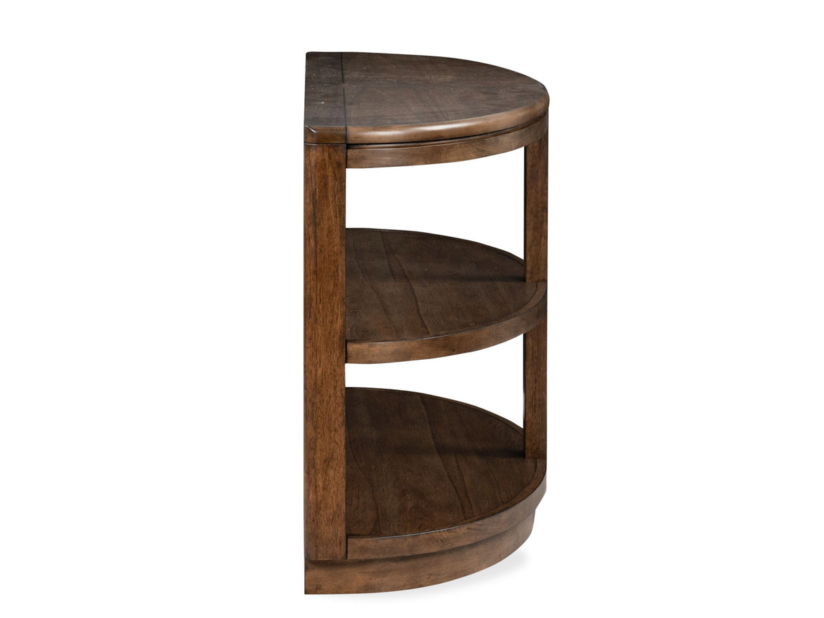 Connolly - Demilune Sofa Table - Brown