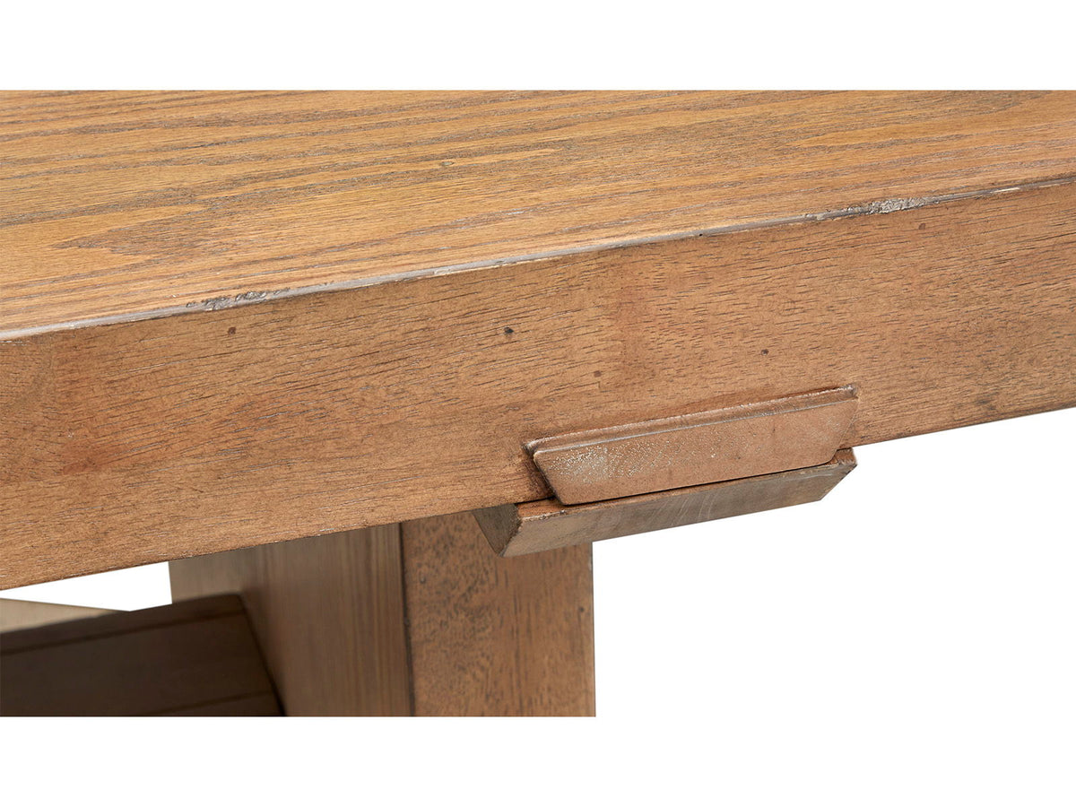 Lindon - Trestle Dining Table - Belgian Wheat
