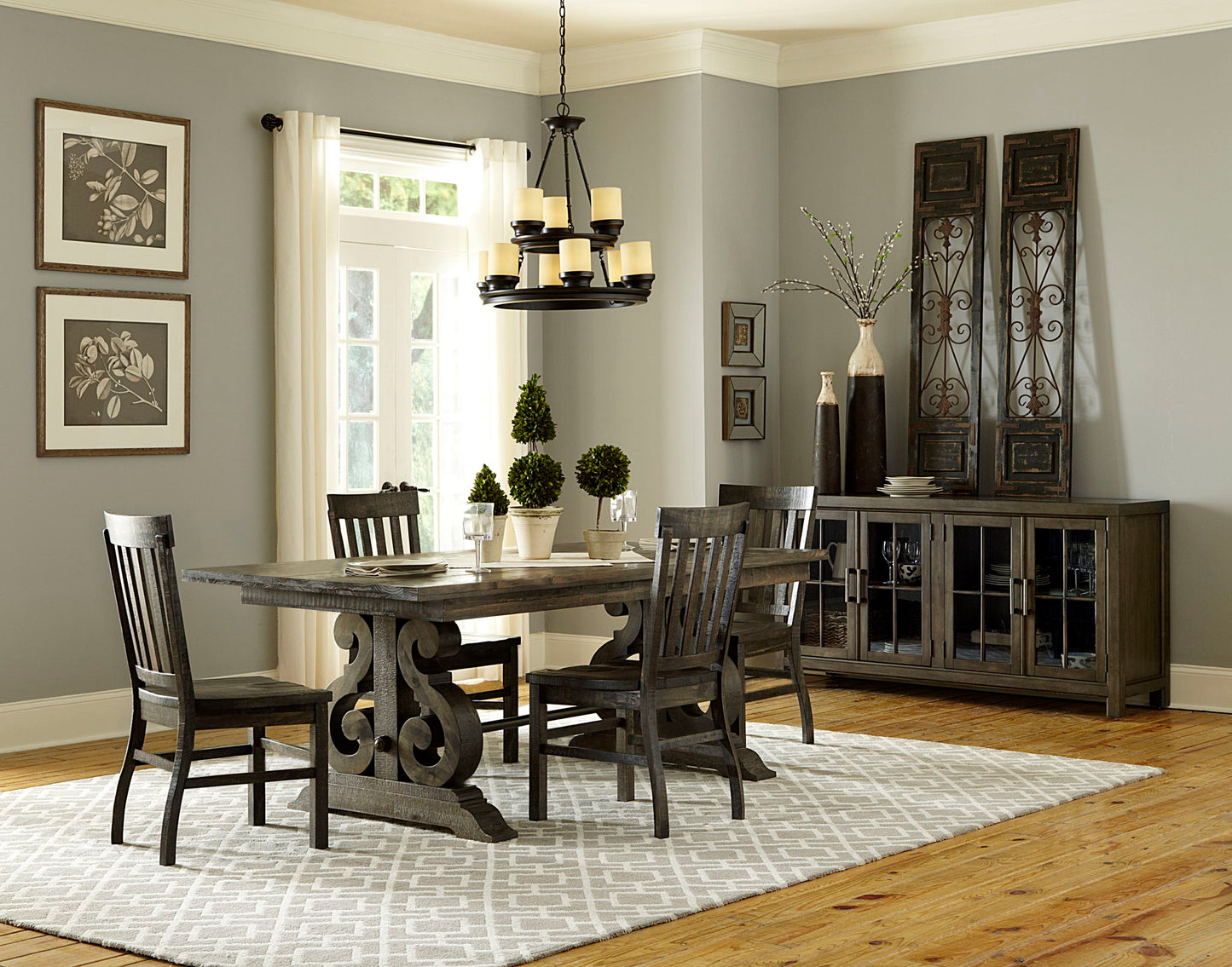 Bellamy - Buffet Curio - Peppercorn