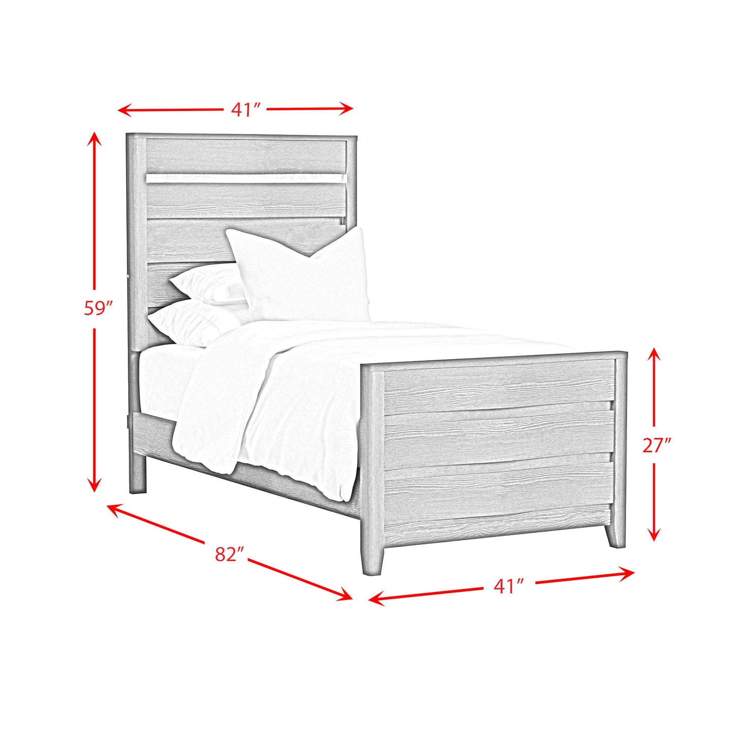Tobias - Bed With LED