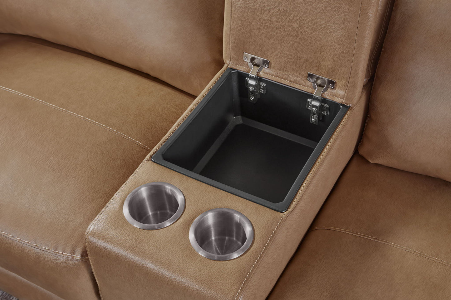 Momentum - Entertainment Console With Bluetooth Speaker - Cashew
