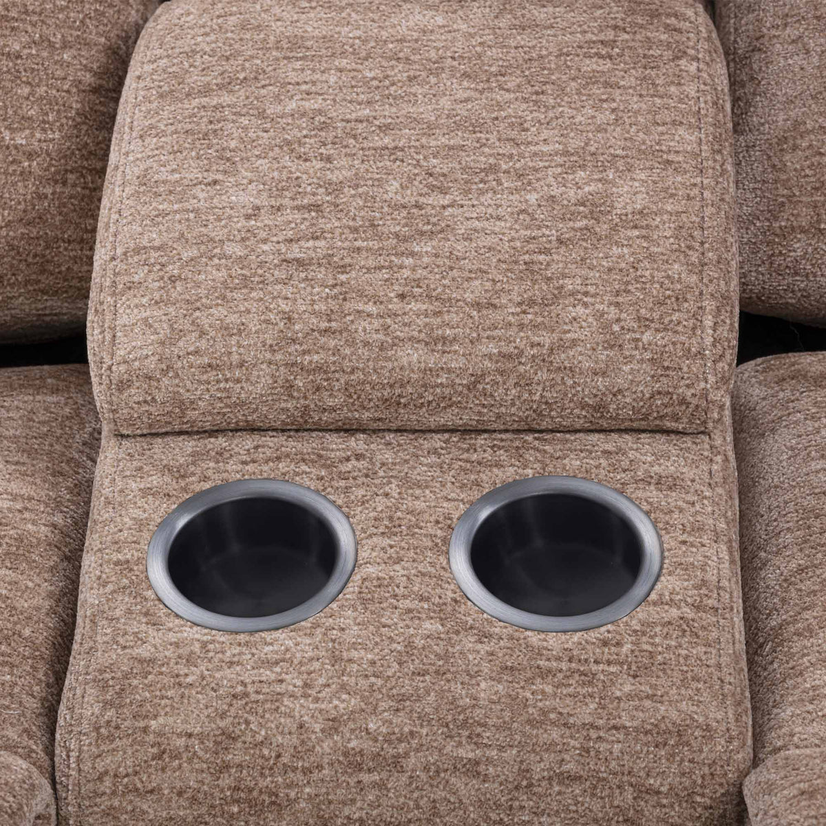 Bruno - Manual Console Loveseat - Plush Tobacco