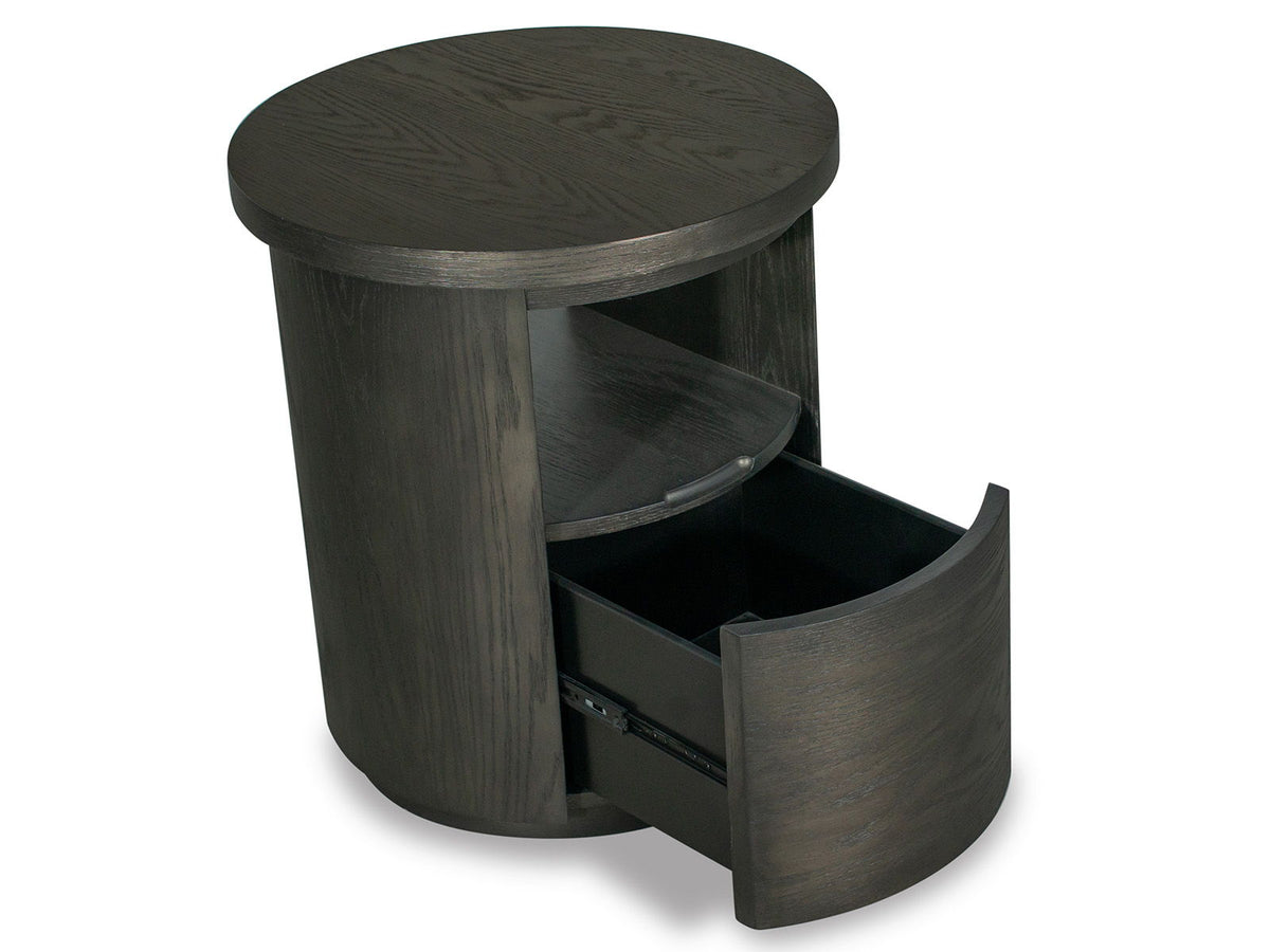 Bosley - Round End Table - Coffee Bean