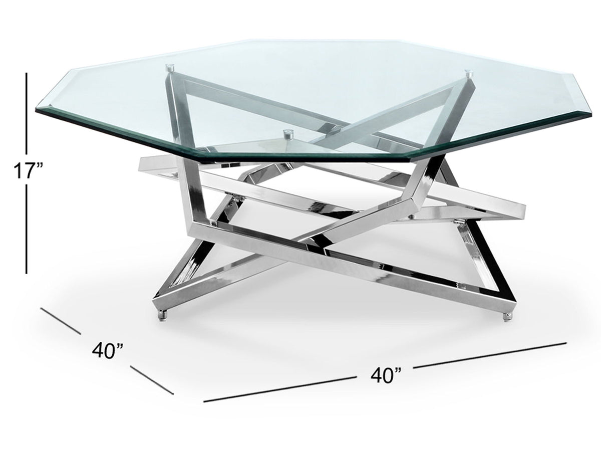 Lenox Square - Octagonal Cocktail Table Set