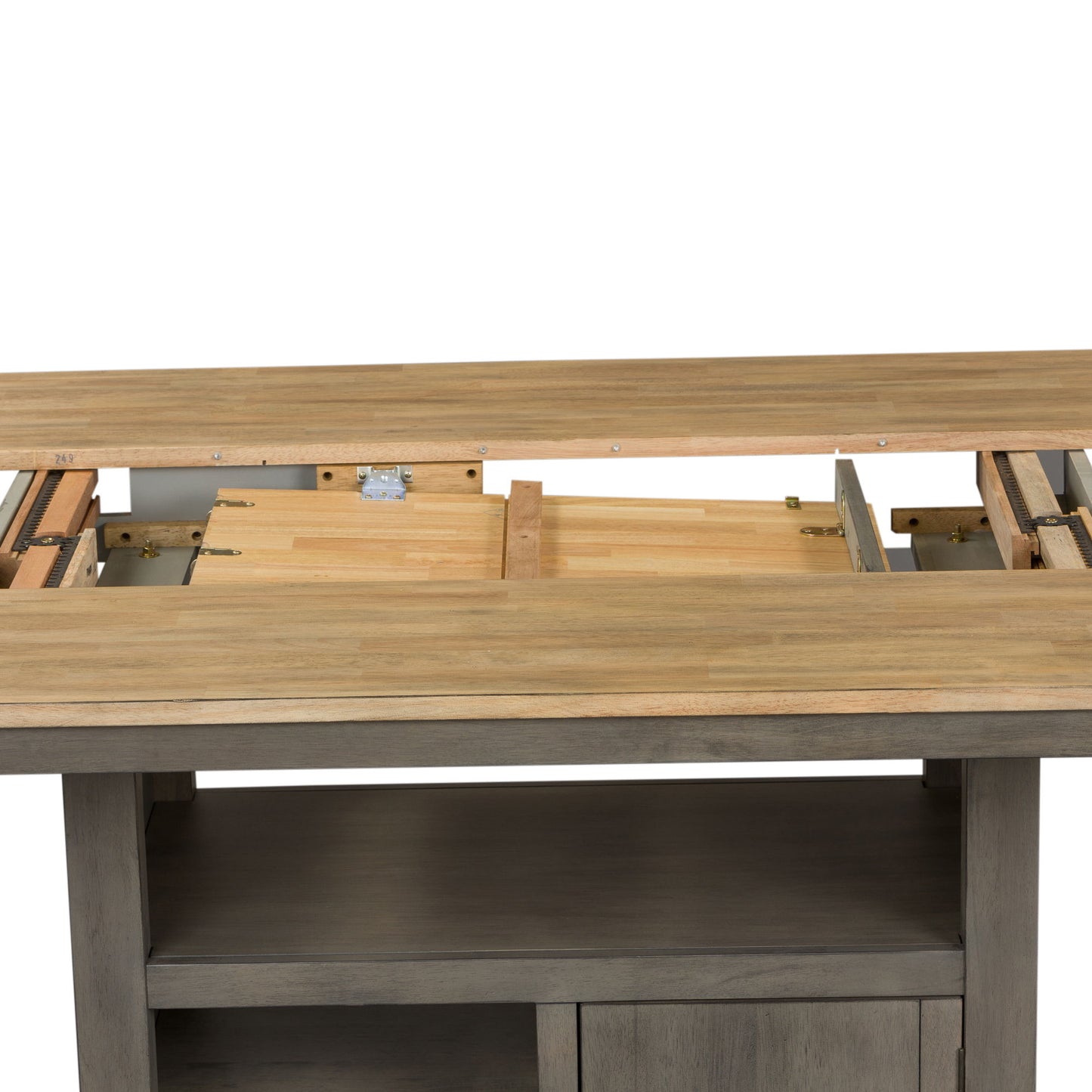 Lindsey Farm - Kitchen Island Top - Gray & Sandstone
