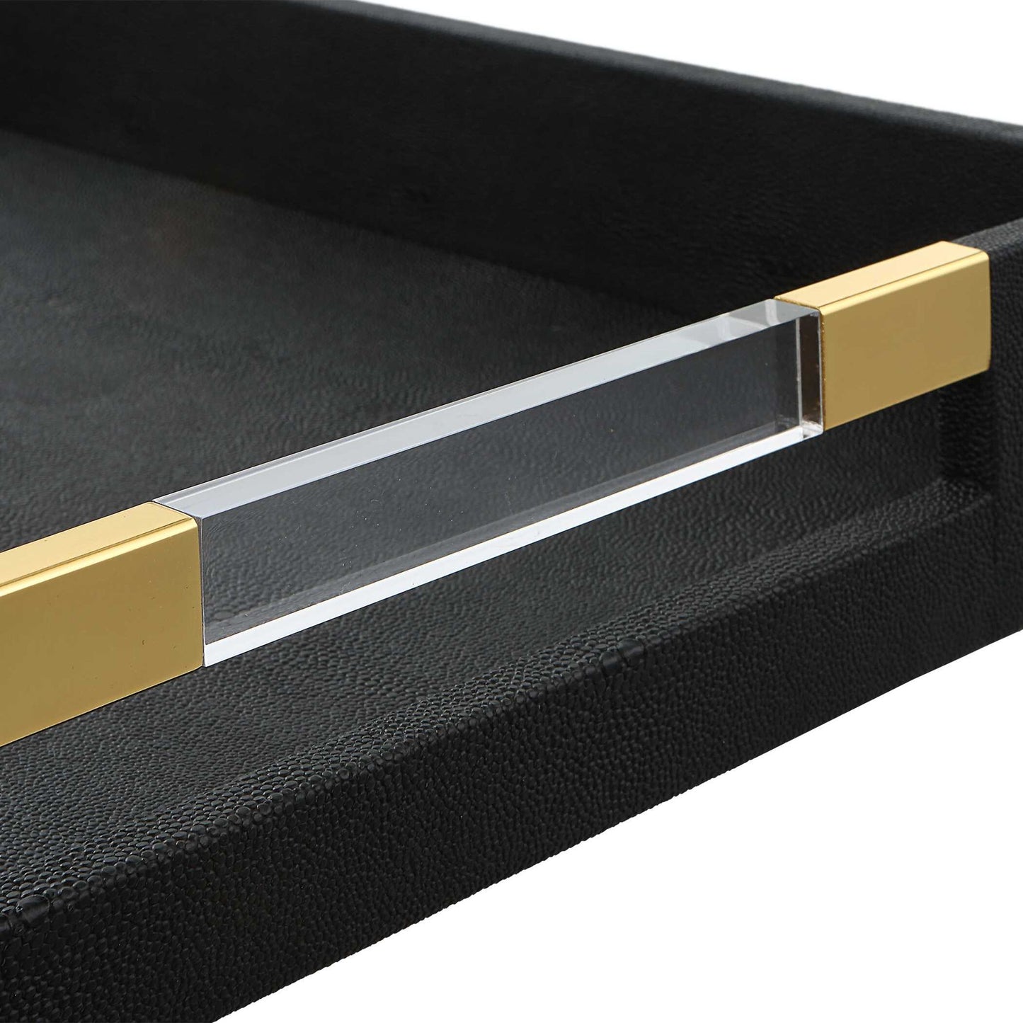 Wessex - Shagreen Tray - Black