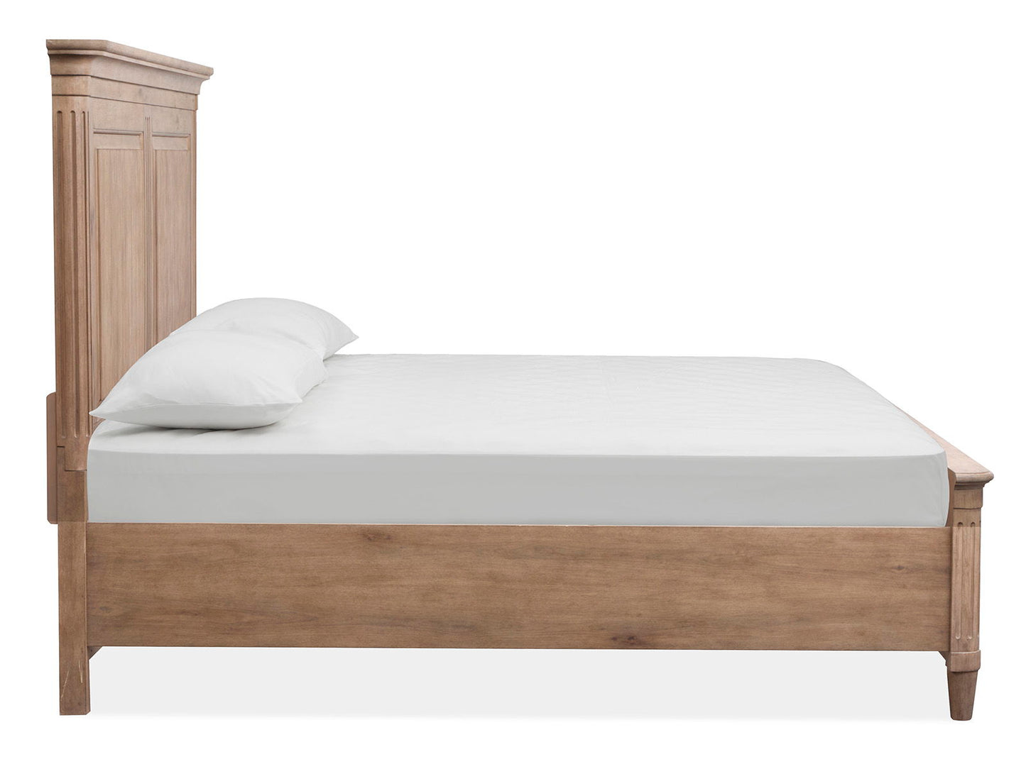 Harmony Heights - Queen / King Panel Bed Rails - Belgium Wheat