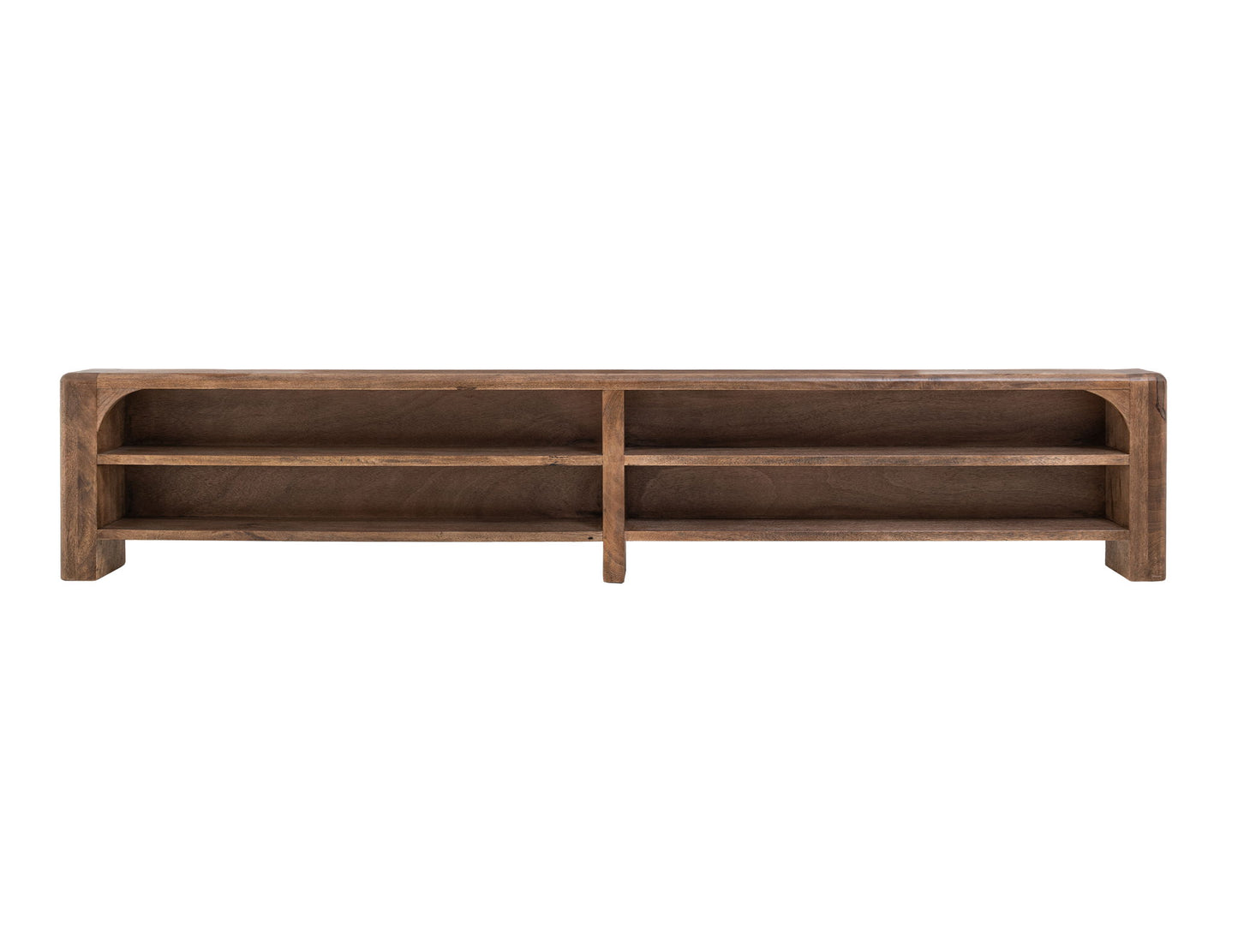 Praga - Queen Storage Platform - Almond / Barrel Brown