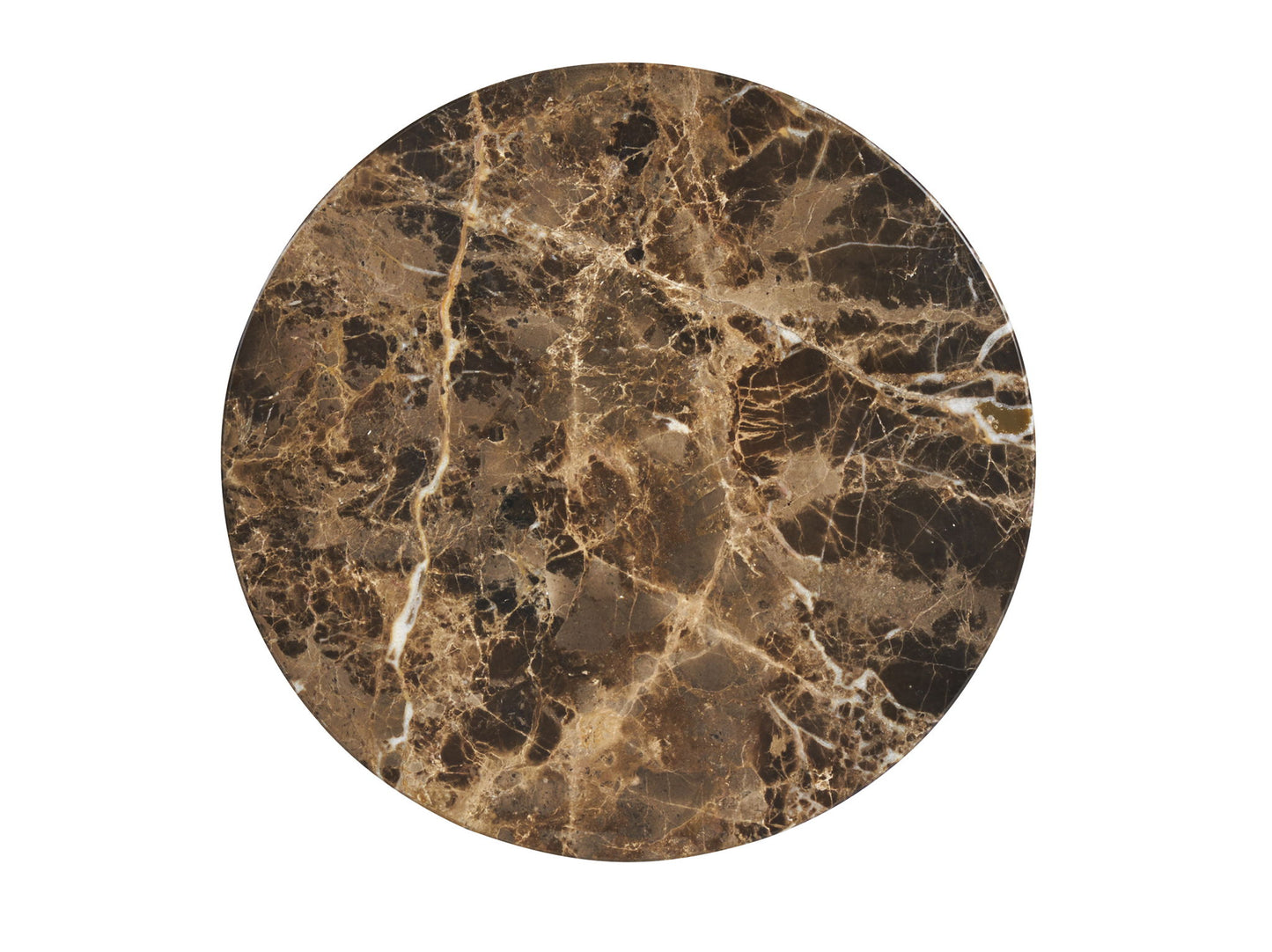 Zanzibar - Kampala Round Accent Table - Dark Brown