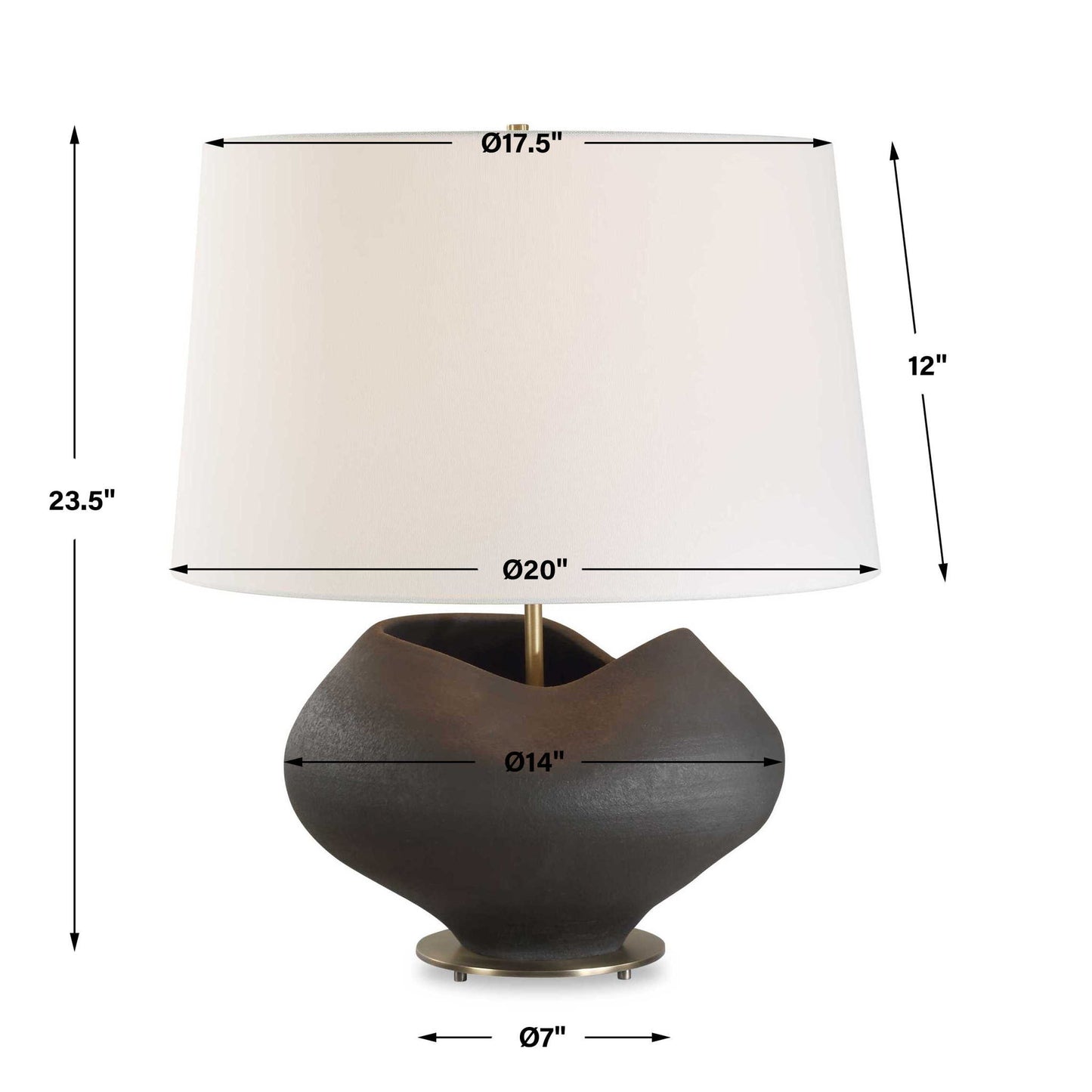 Nocturne - Table Lamp - Aged Black
