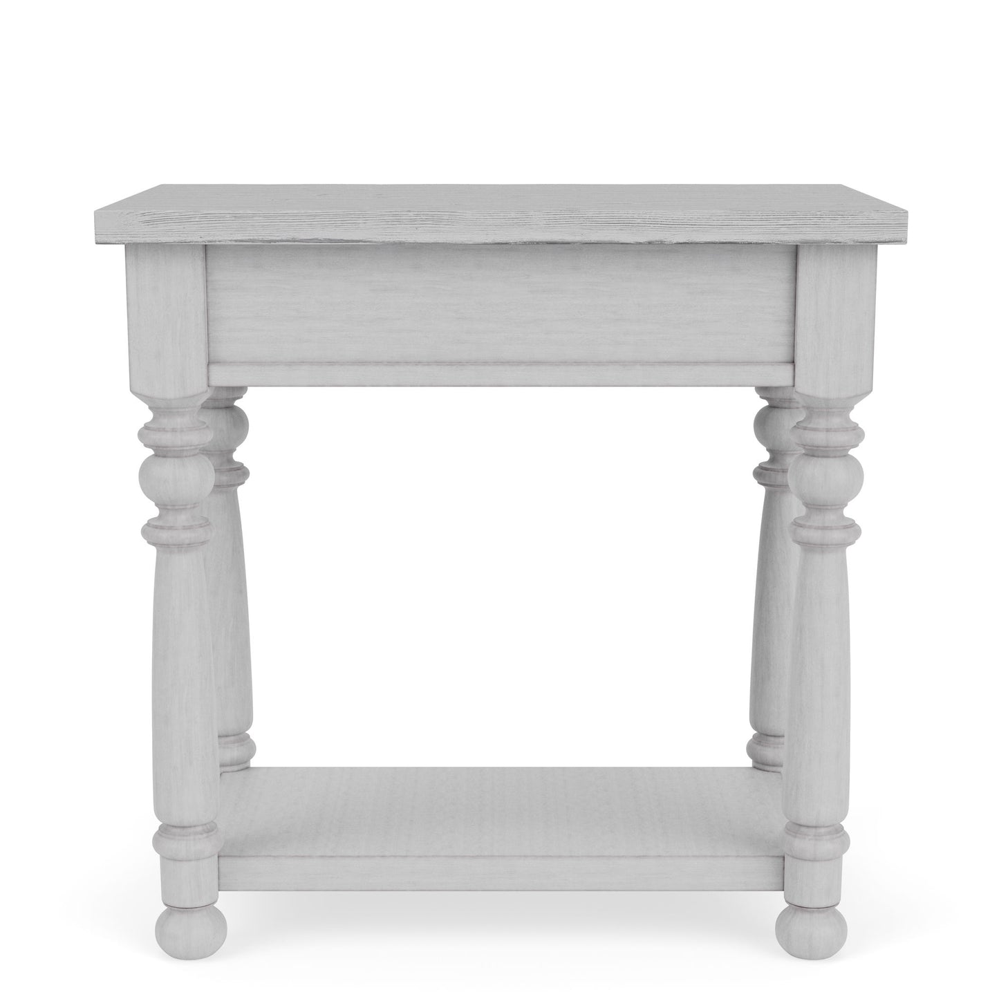 Winston - Chairside Table - Aged Cotton