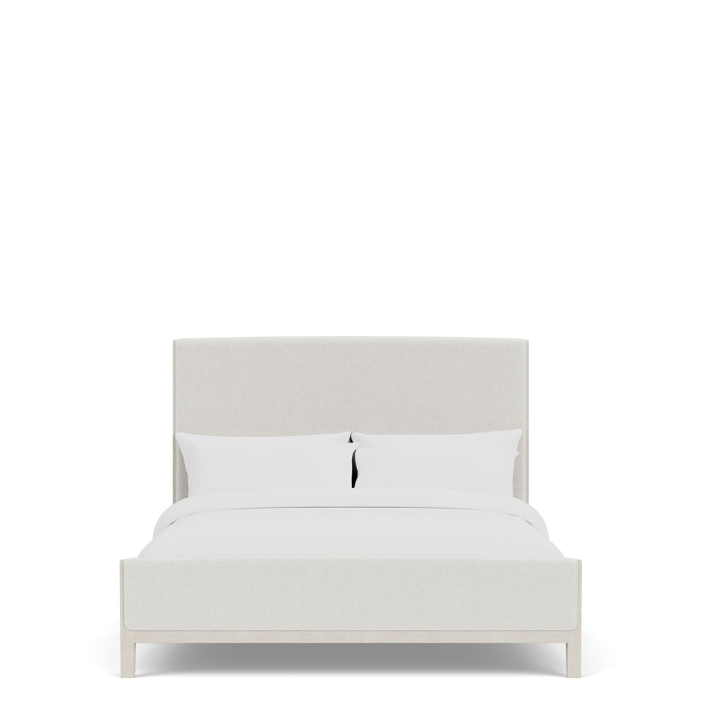 Carmella - Queen Upholstered Bed - Pebble Oak
