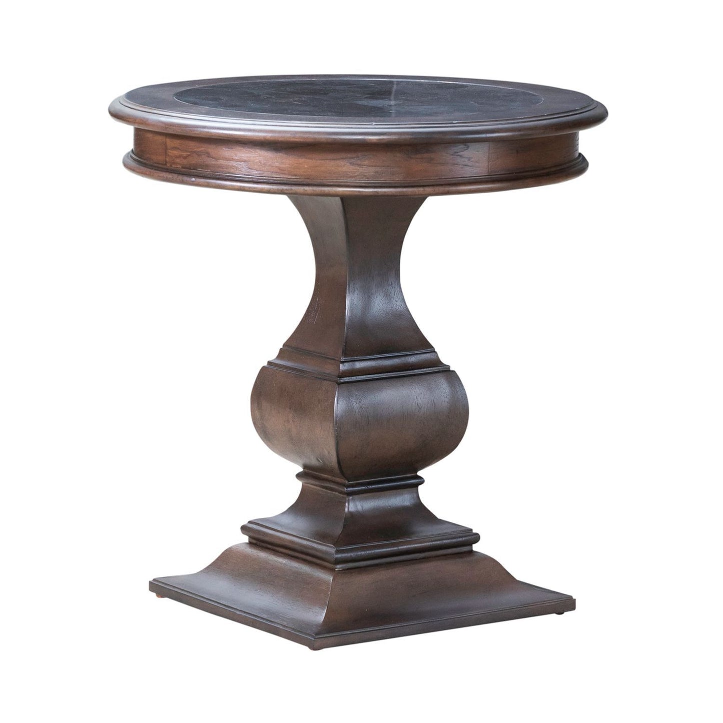 Providence Park - Round End Table - Chateau Brown