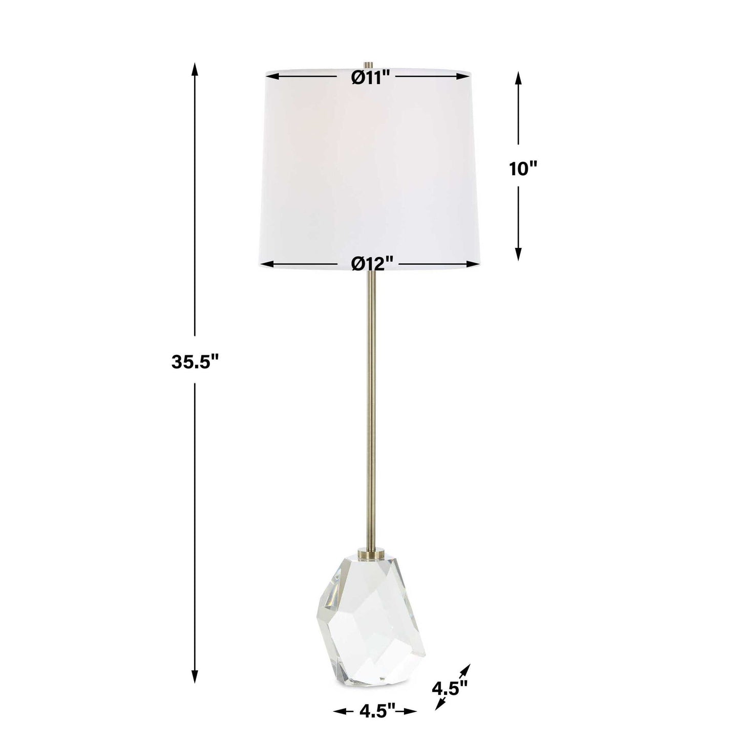 Valentina - Cordless Led Buffet Lamp - Gold