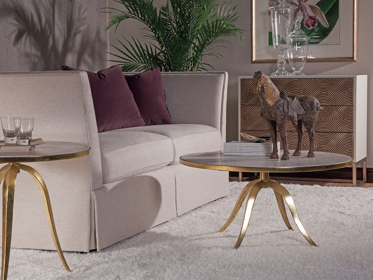 Signature Designs - Crystal Stone Round Table