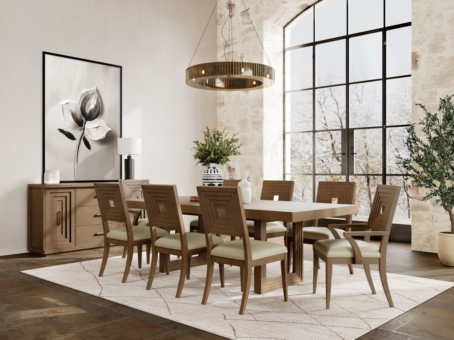 Cascade - Rectangular Dining Table Top - Casual Mink