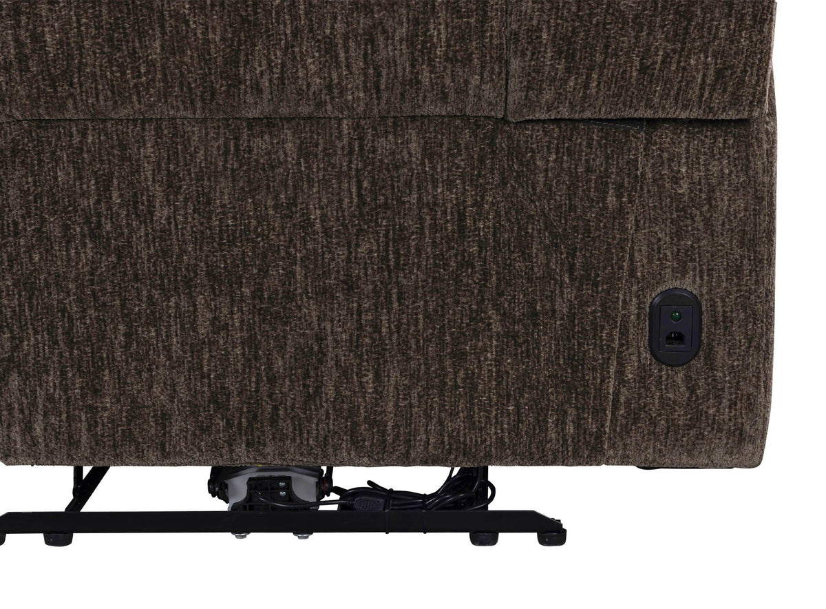 Bronco - Power Right Arm Facing Zero Gravity Recliner P2 - Plush Umber