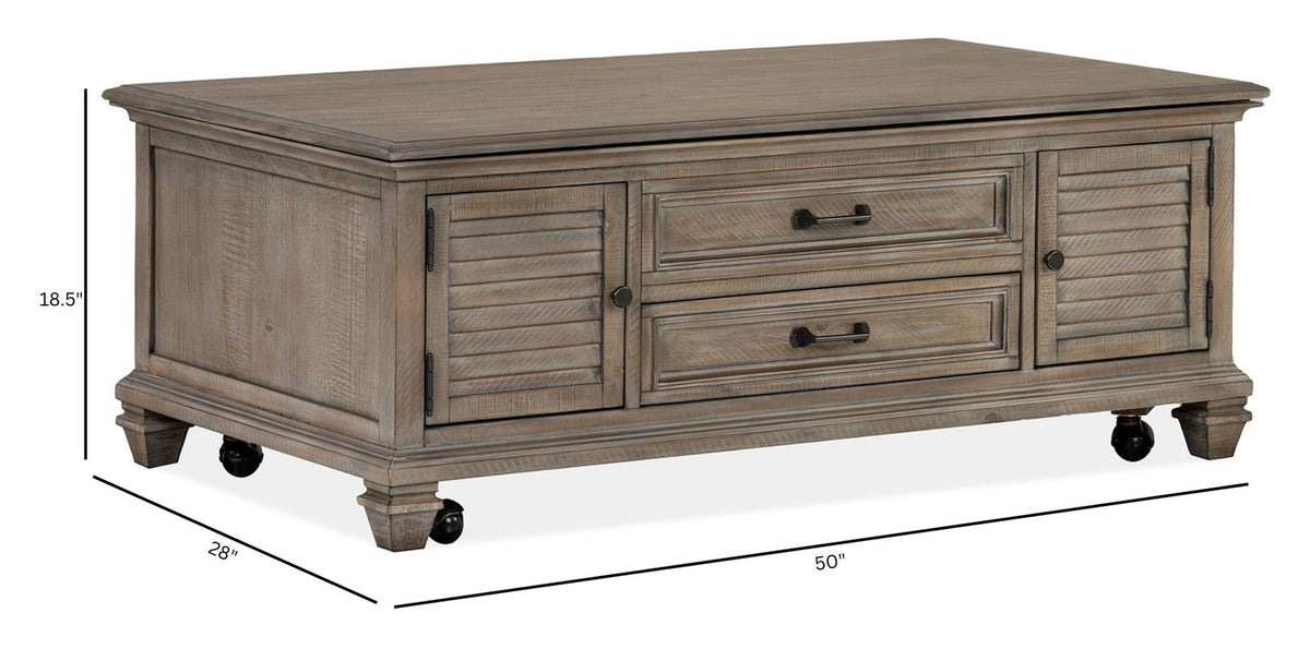 Lancaster - Lift Top Storage Cocktail Table Set