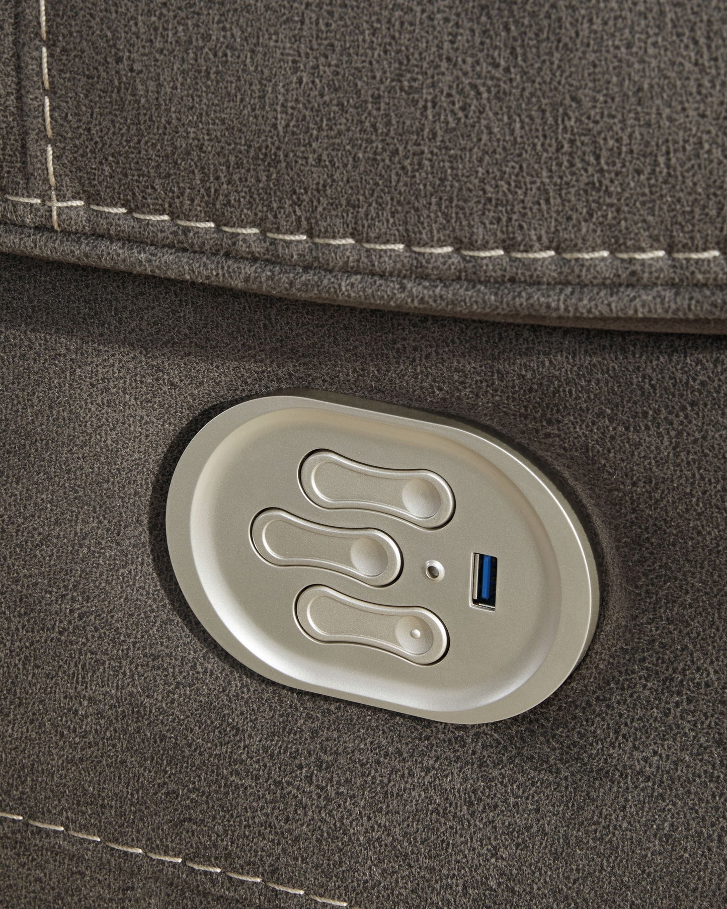Hoopster - Raf Zero Wall Power Recliner - Gunmetal