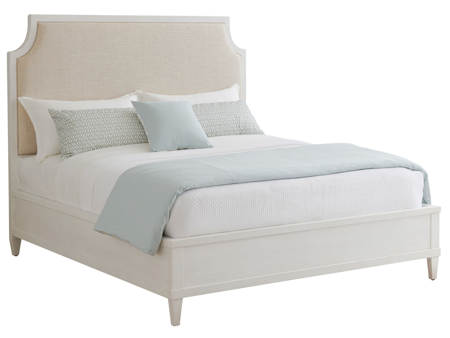 Ocean Breeze - Belle Isle 5/0 Queen Custom Upholstered Headboard - Caribbean Sands