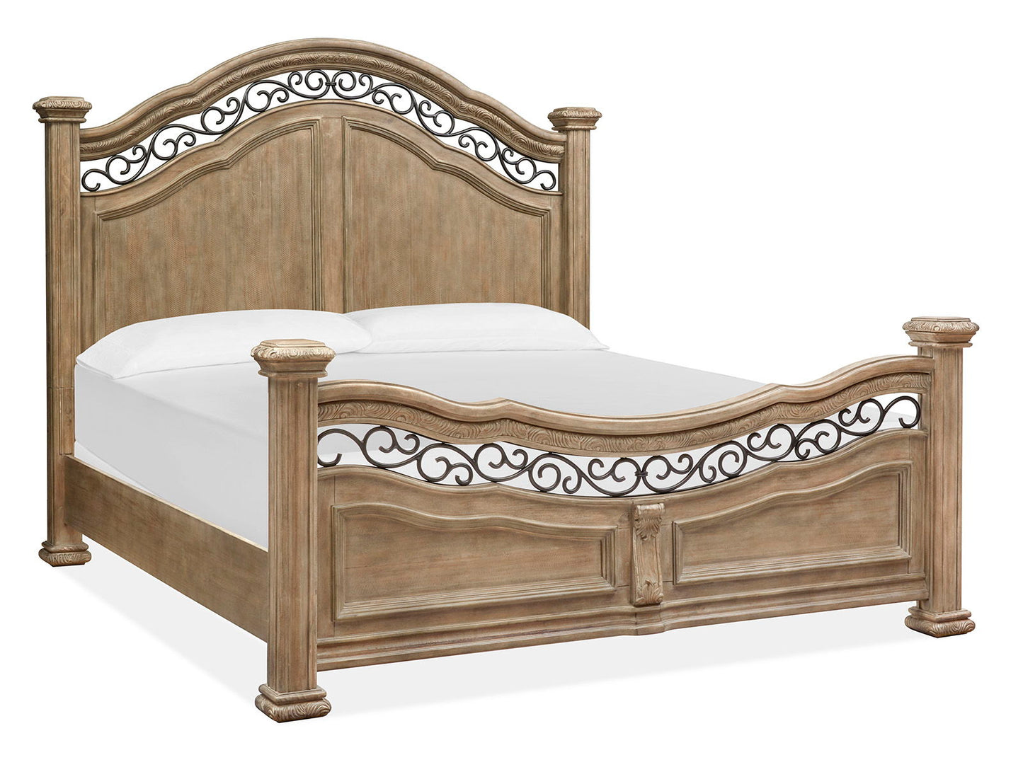 Marisol - California King Panel Rails - Fawn