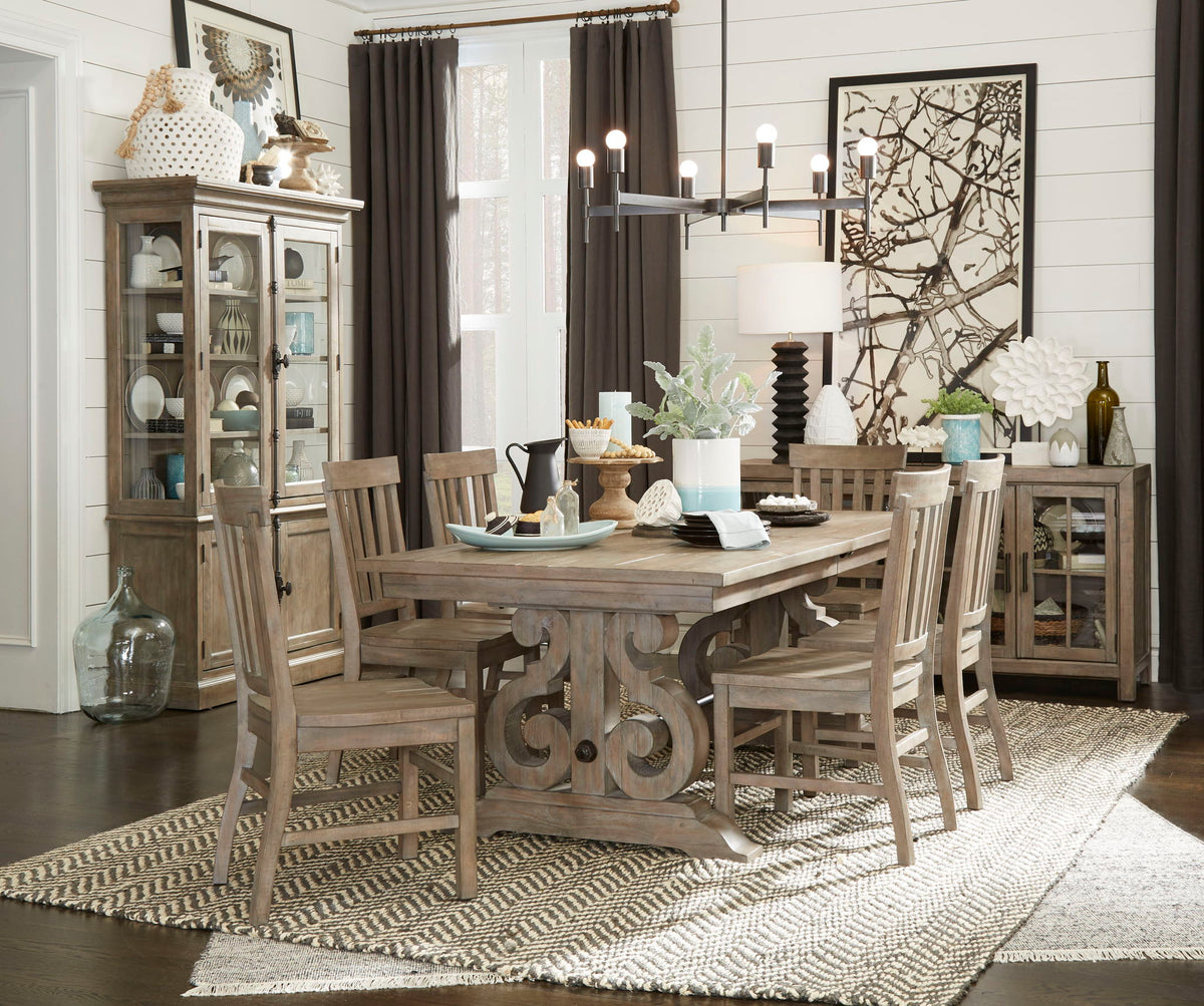 Tinley Park - Extendable Rectangular Dining Table Set