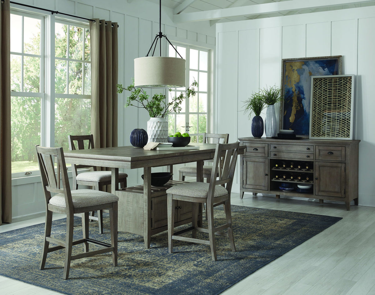 Paxton Place - Extendable Counter Height Dining Table Set
