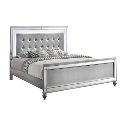 Valentino - 6/0 California King Side Rails - Silver