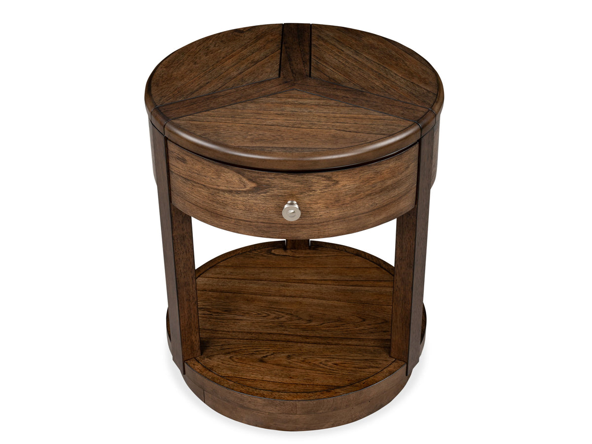 Connolly - Drawer End Table - Brown