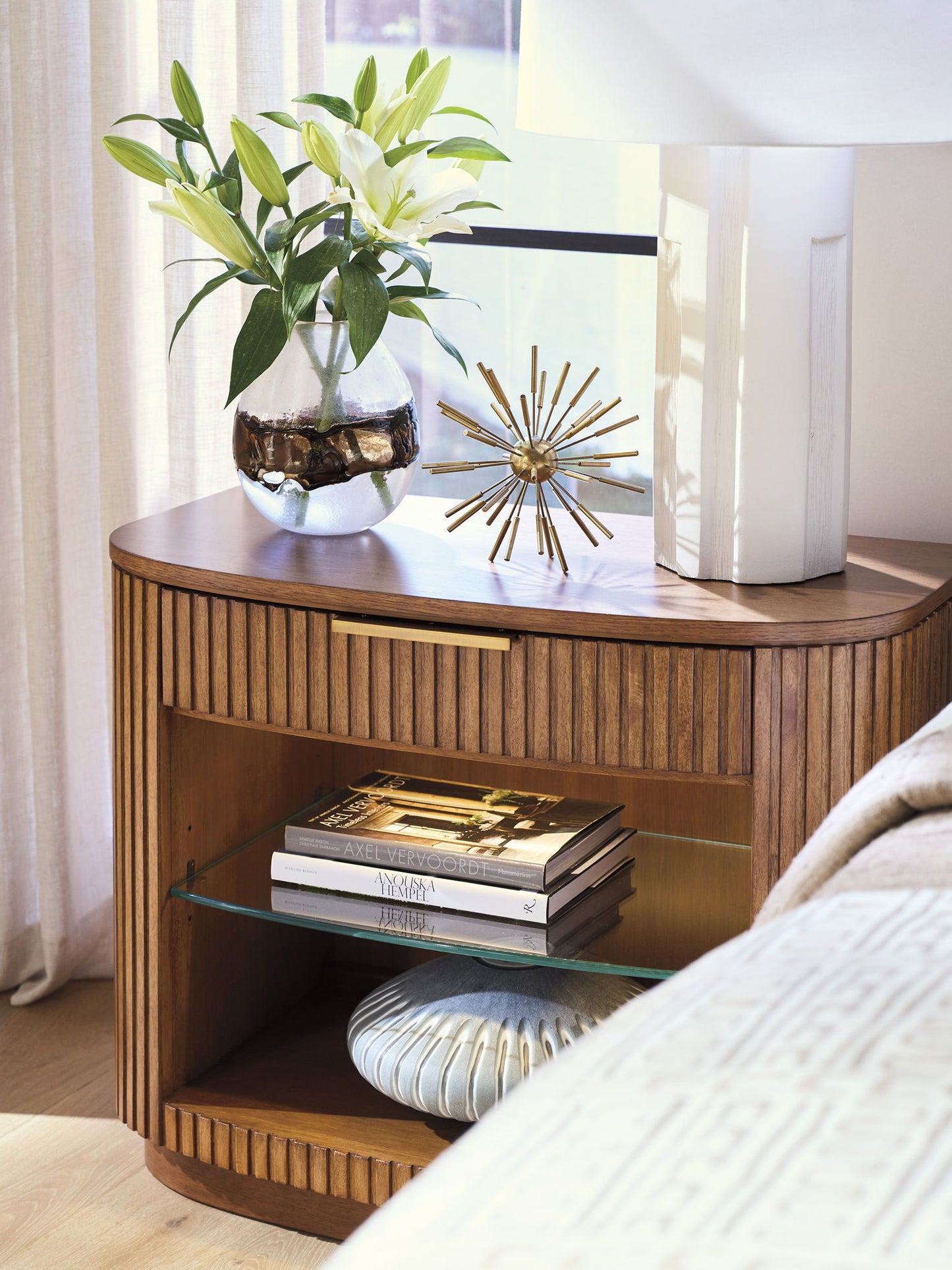 La Costa - Tustin Open Nightstand - Dark Brown